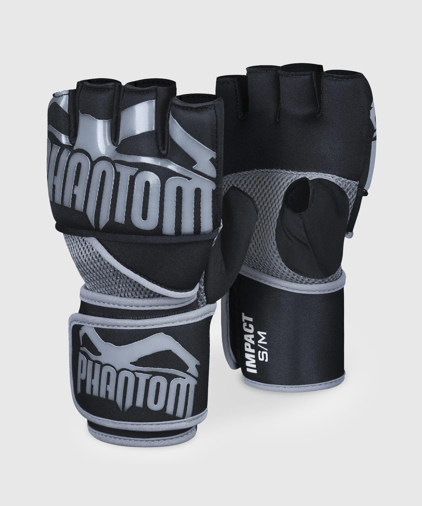 Mitaines de Boxe Neoprène Phantom Athletics Impact Gel - Noir