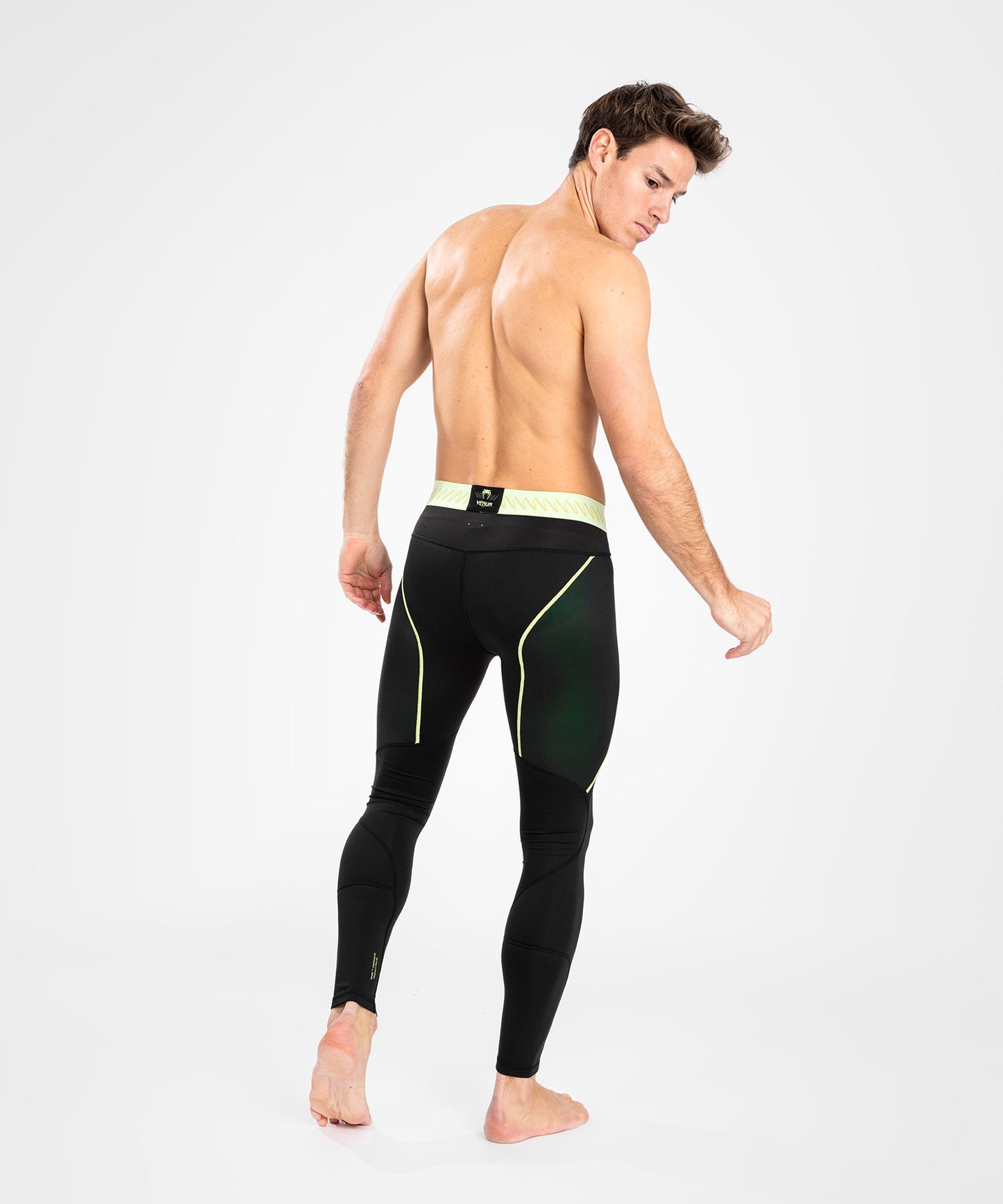 Pantalon de compression pour Hommes Venum Fusion 2.0 - Noir/Jaune