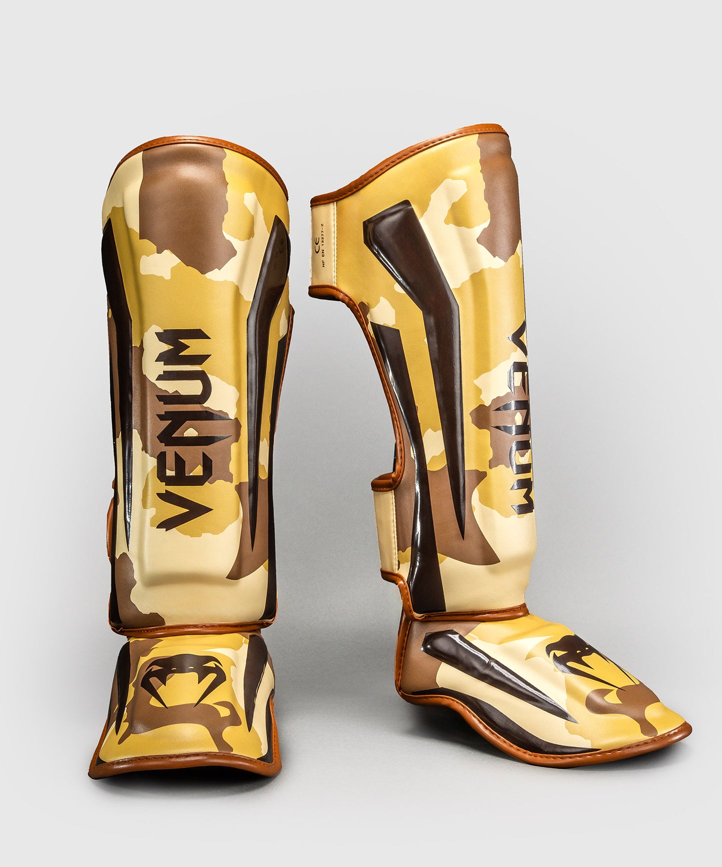 Venum Elite Paratibie - Beige Chiaro/Marrone