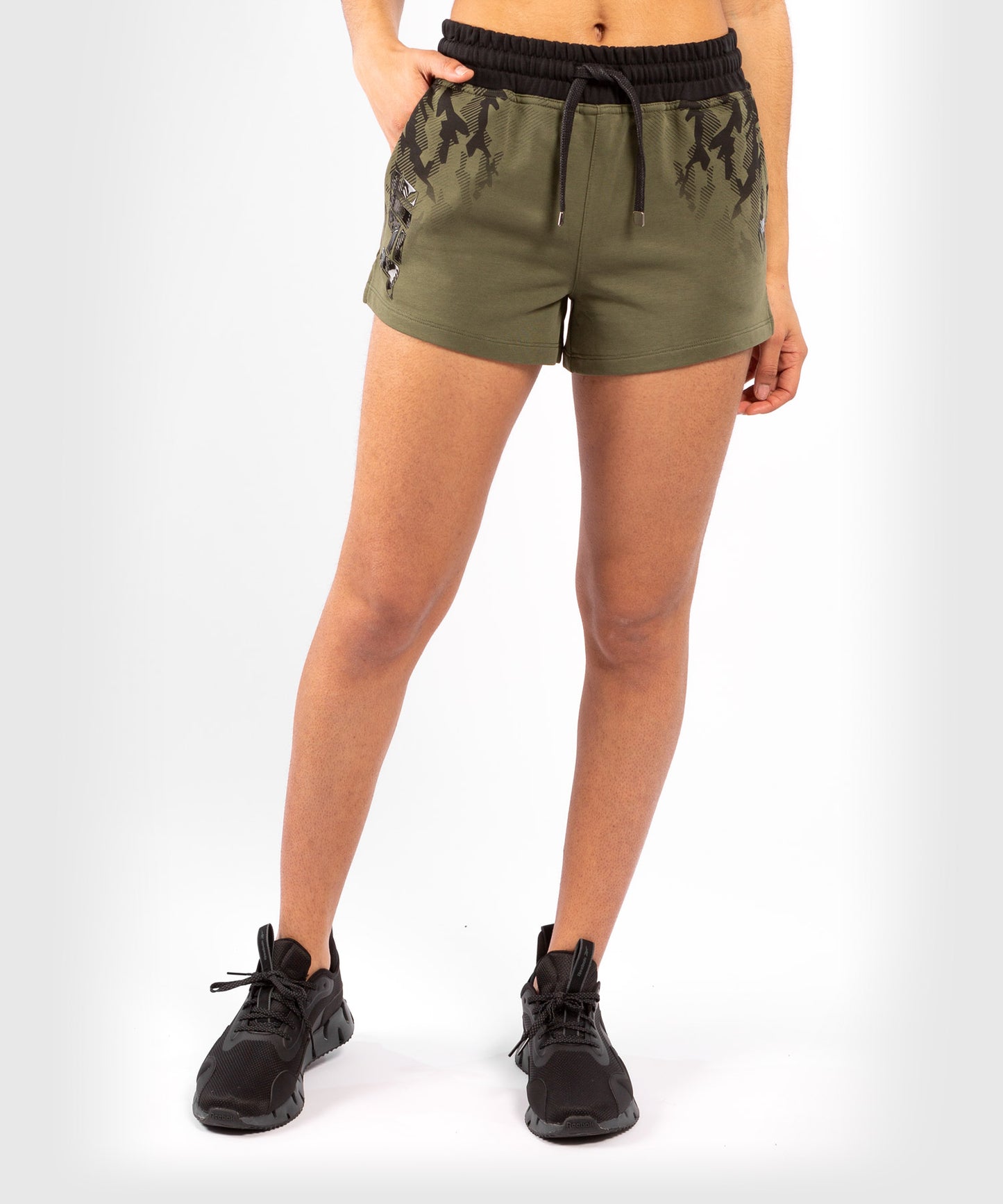 UFC Venum Authentic Fight Week Damen Shorts - Khaki