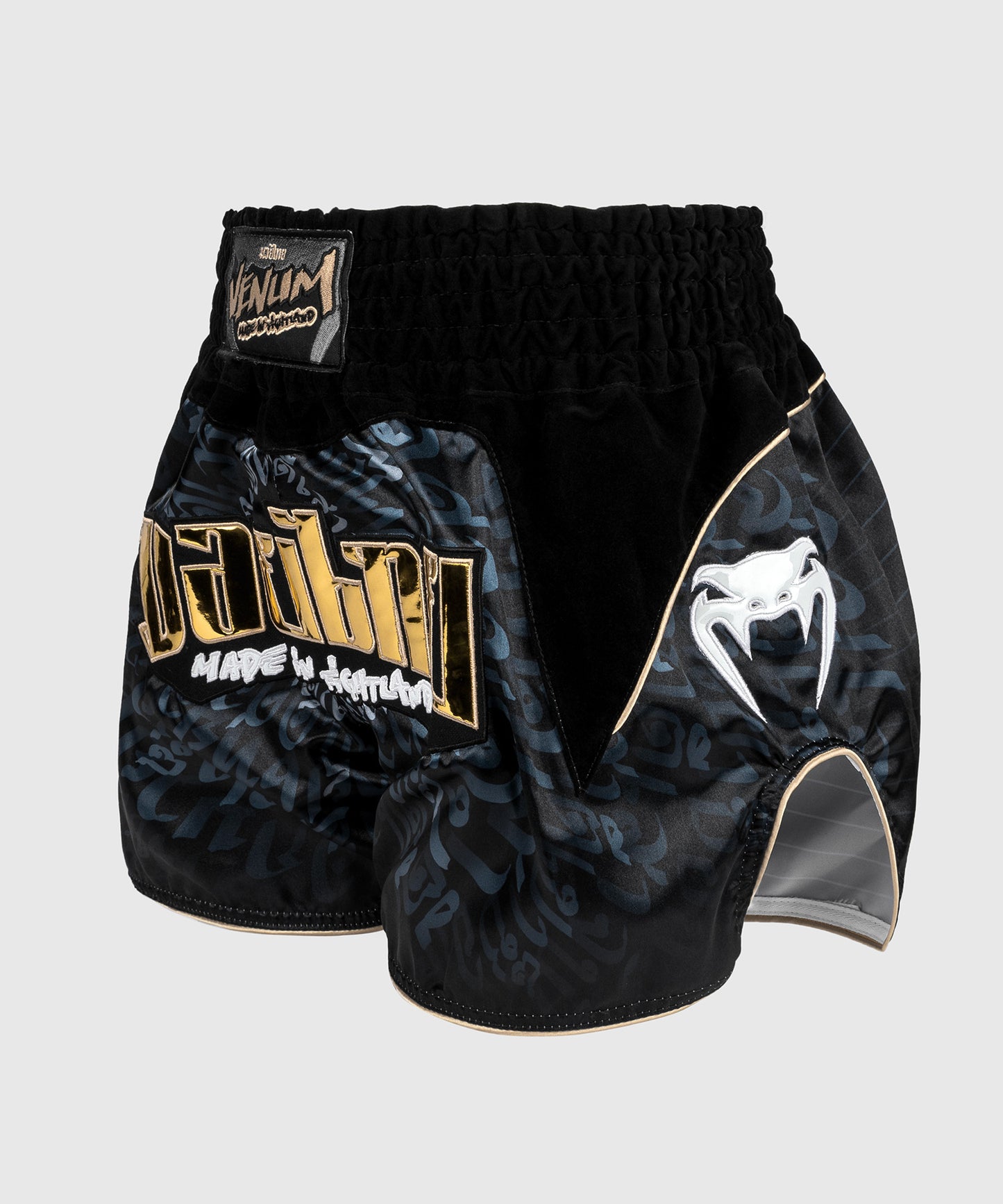 Short de Muay Thai Venum Attack - Noir/Gris