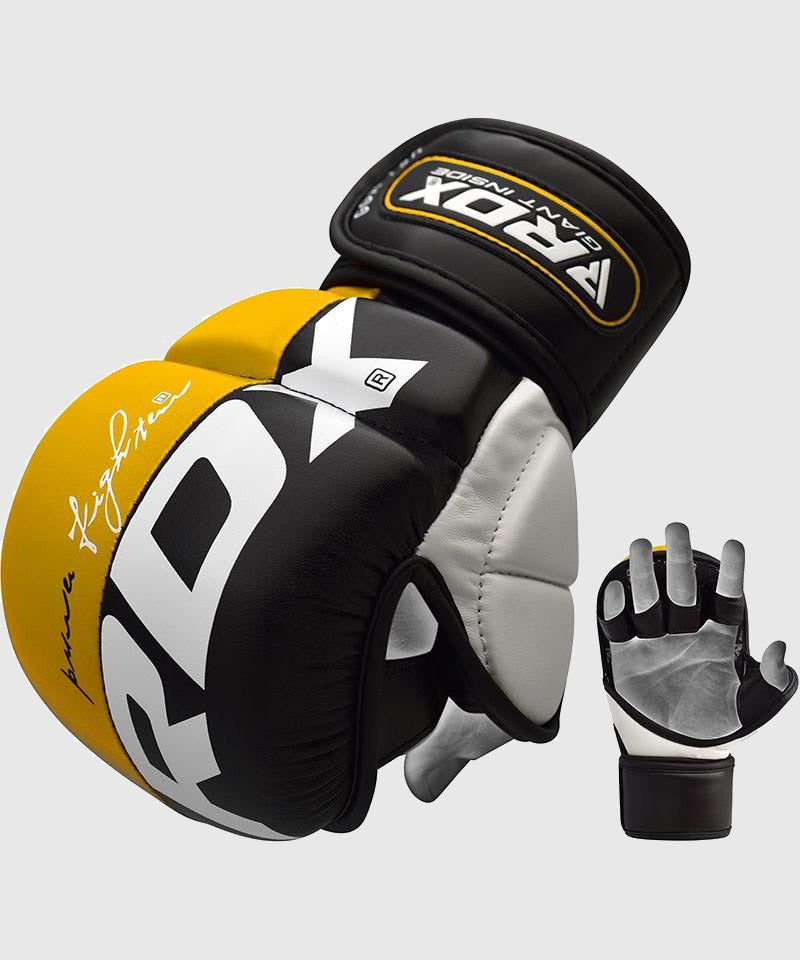 RDX Sports T6 MMA-Sparring-Handschuhe - Gelb