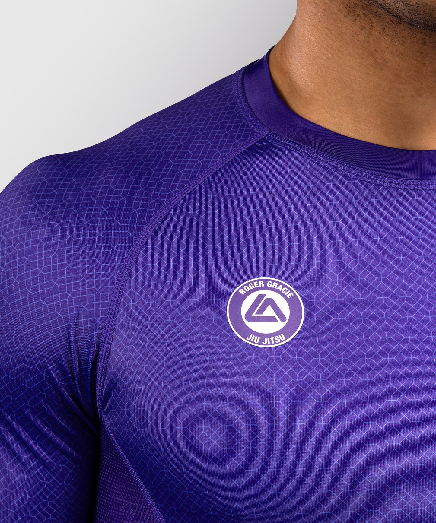 Venum x Roger Gracie Academy Rashguard a Maniche Corte - Viola