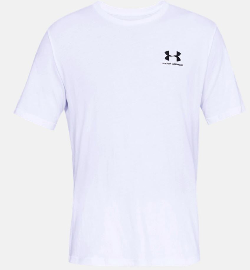 T-shirt Under Armour Sportstyle Left Chest - Blanc