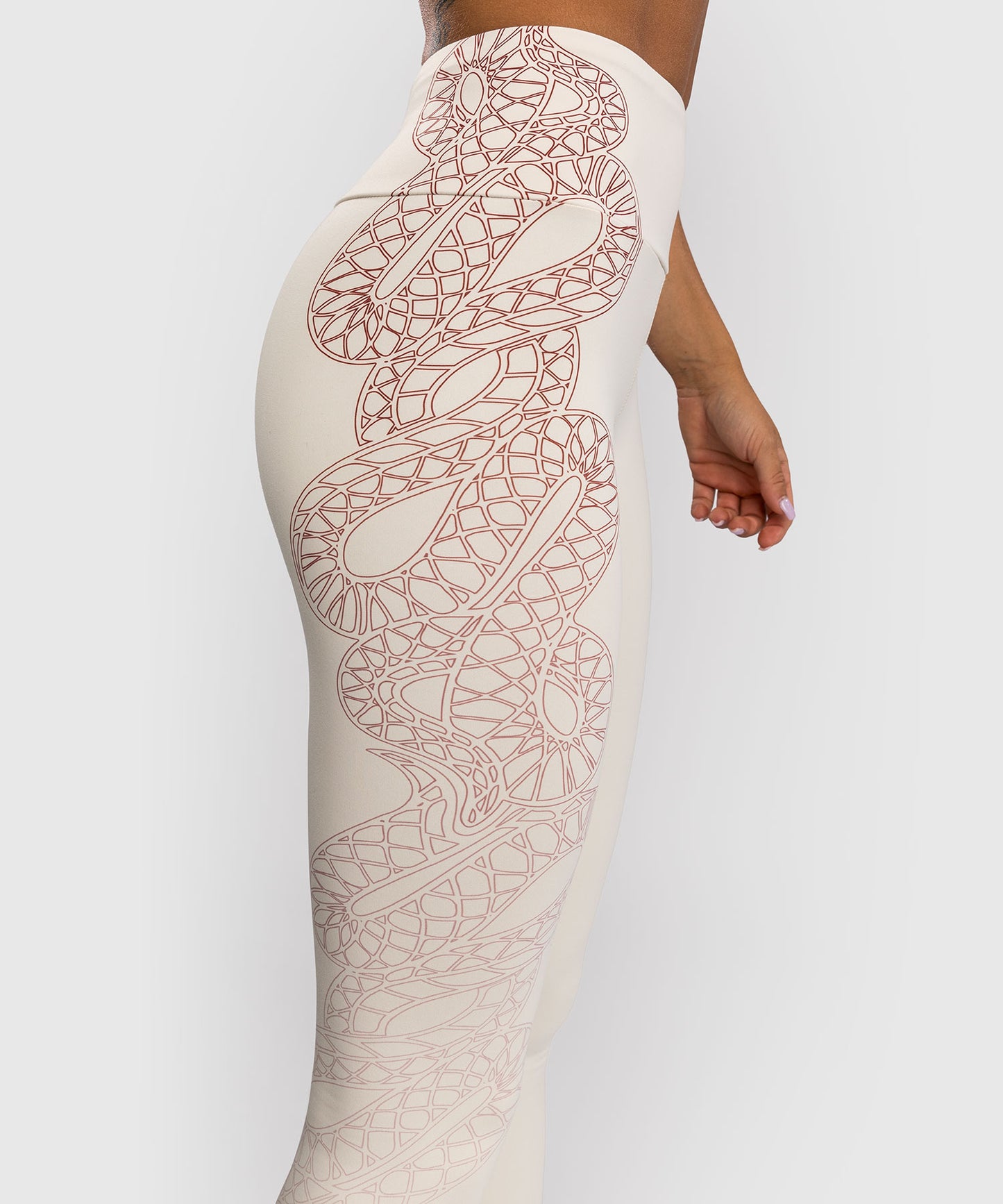 Venum Serpenti Leggings Donna – Avorio/Bordeaux