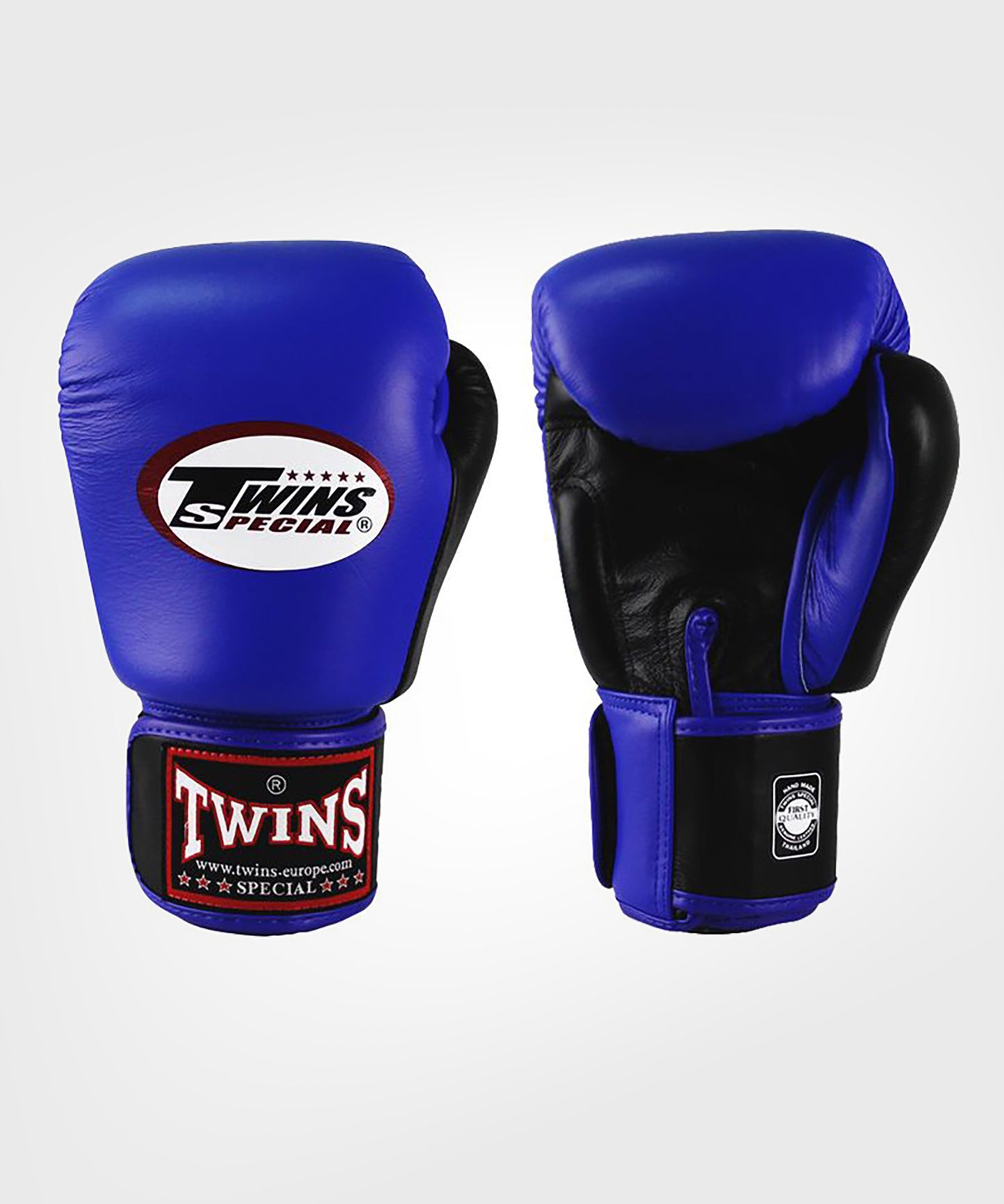 Twins BGVL3 Retro Profi-Boxhandschuhe - Blau/Schwarz