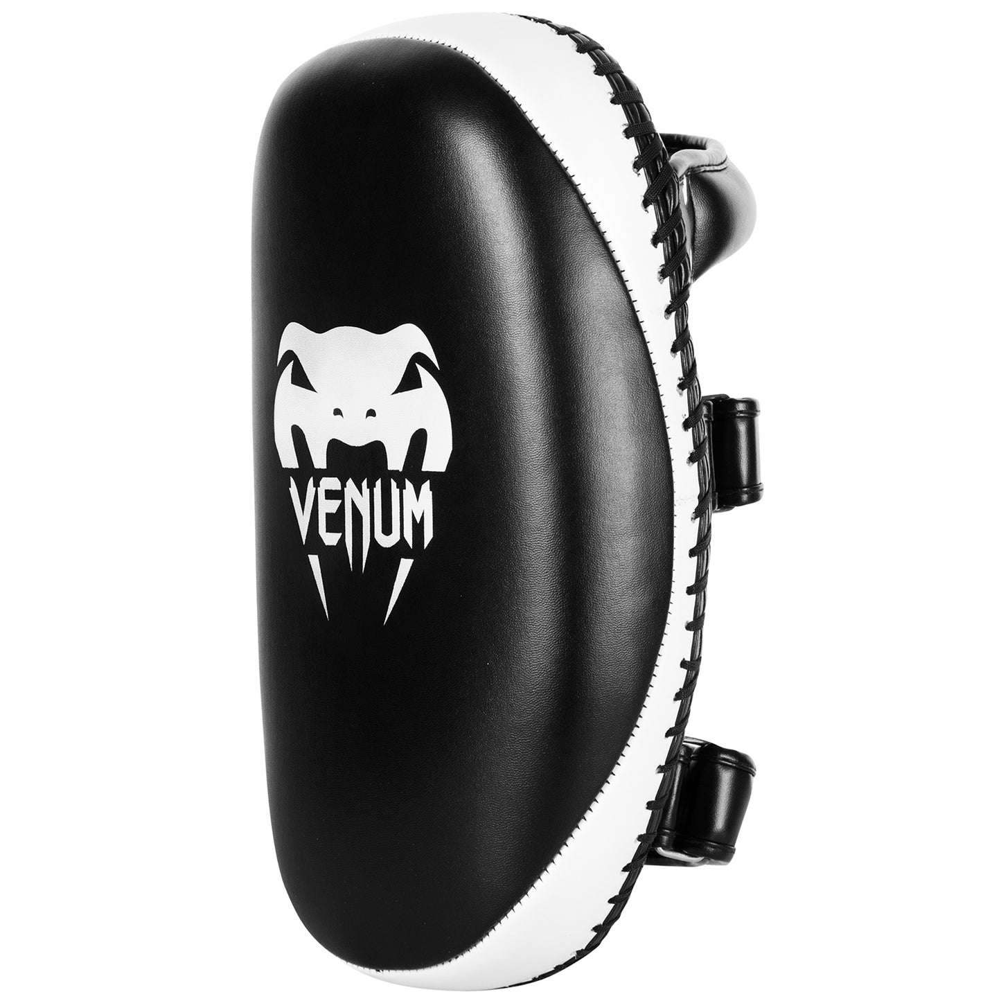 Venum Light Kick Pads - Skintex Leder - Schwarz/Ice (Paar)