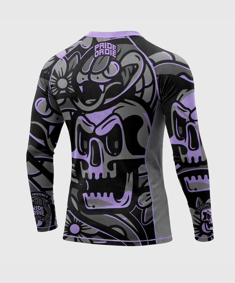 Pride Or Die Cold Instinct Rashguard de Manga Larga - Gris