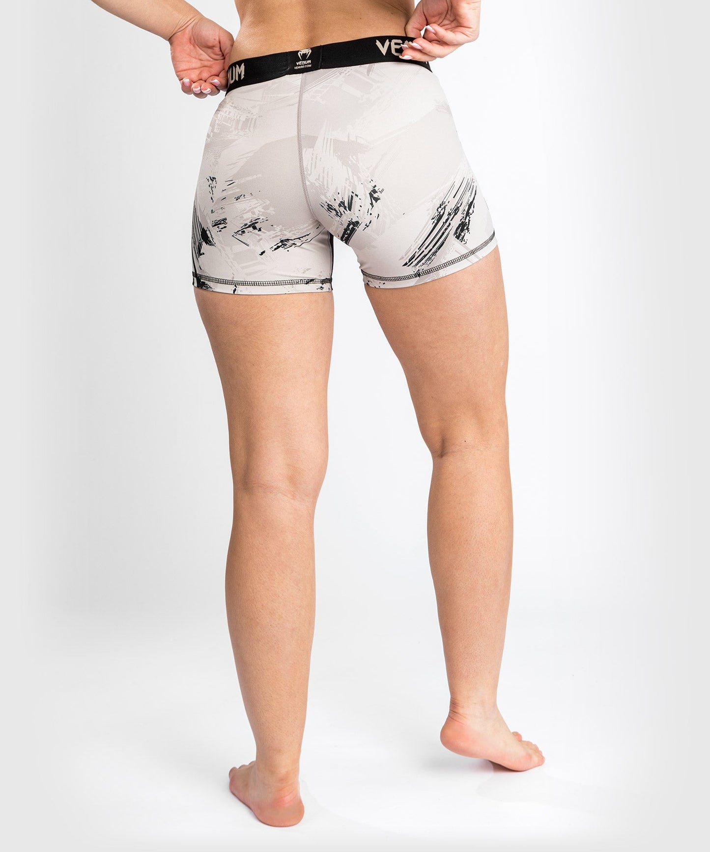 UFC Venum Authentic Fight Week 2.0 Compression Short - Women's - Sand/Black