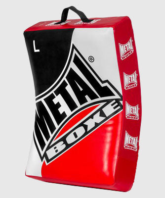 Metal Boxe Gebogener Schild – Größe L – Schwarz/Weiß/Rot