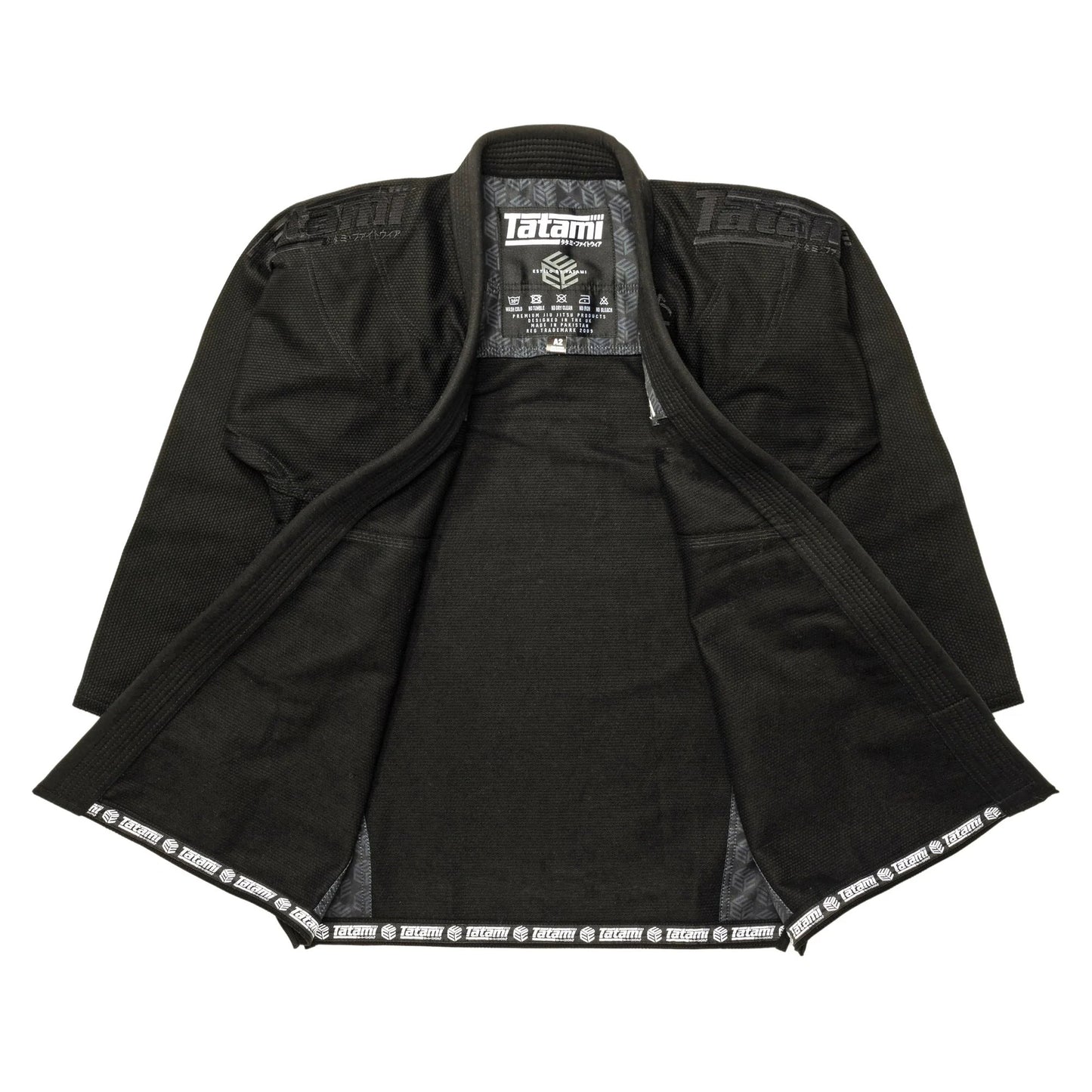 Kimono de JJB Tatami Fightwear Estilo Black Label - Noir/Noir