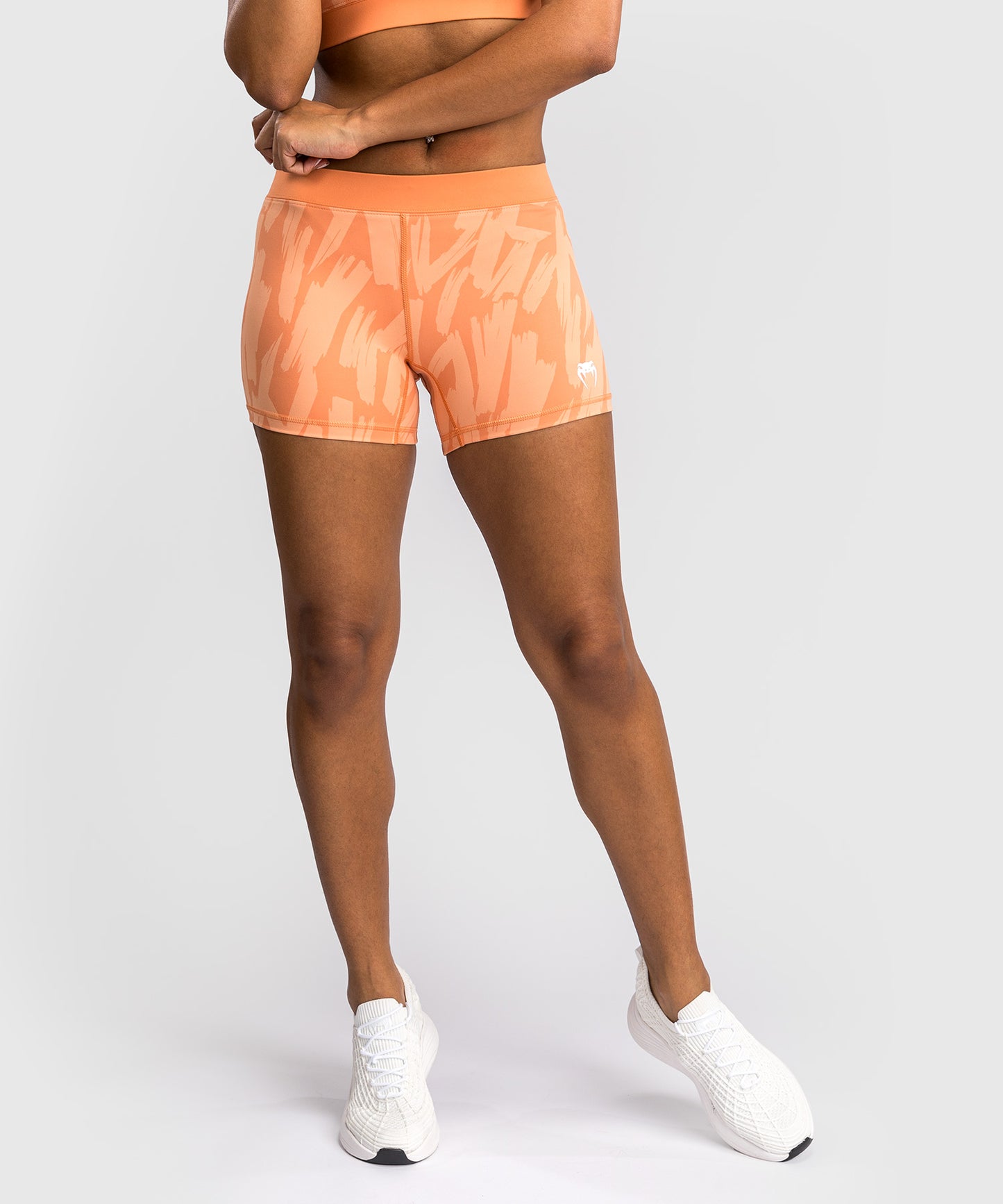Venum Graffiti Shorts a Compressione da Donna - Albicocca Vellutata