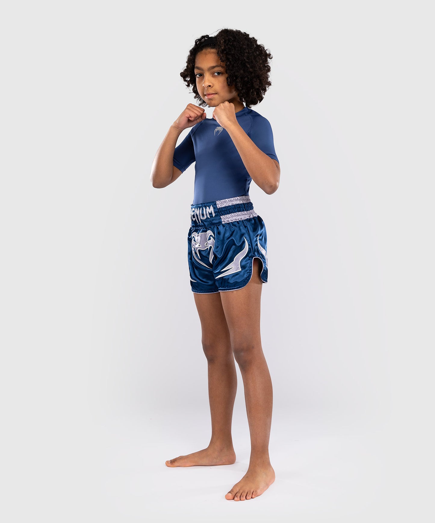 Short de Muay Thaï Venum Inferno pour Enfants - Royal Blue
