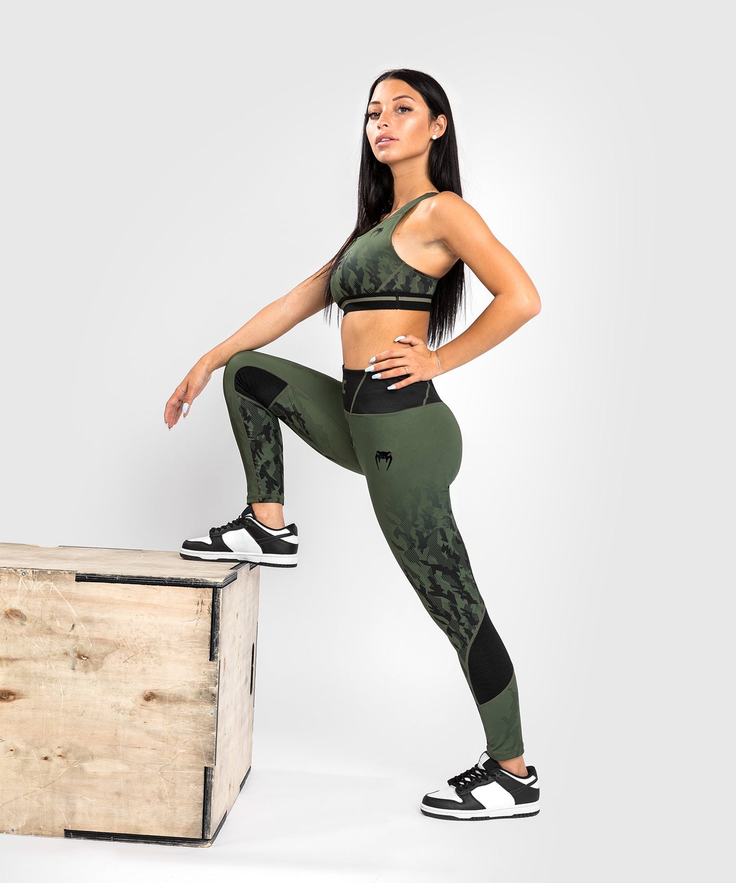 Venum Authentic Fight Week UFC Women's Leggings - Khaki