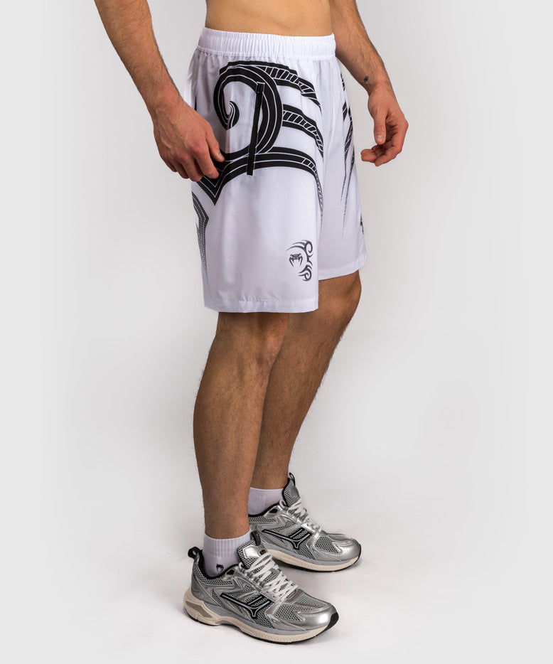 Venum x Mike Tyson Tiger Training Shorts - Optical White/Deep Black