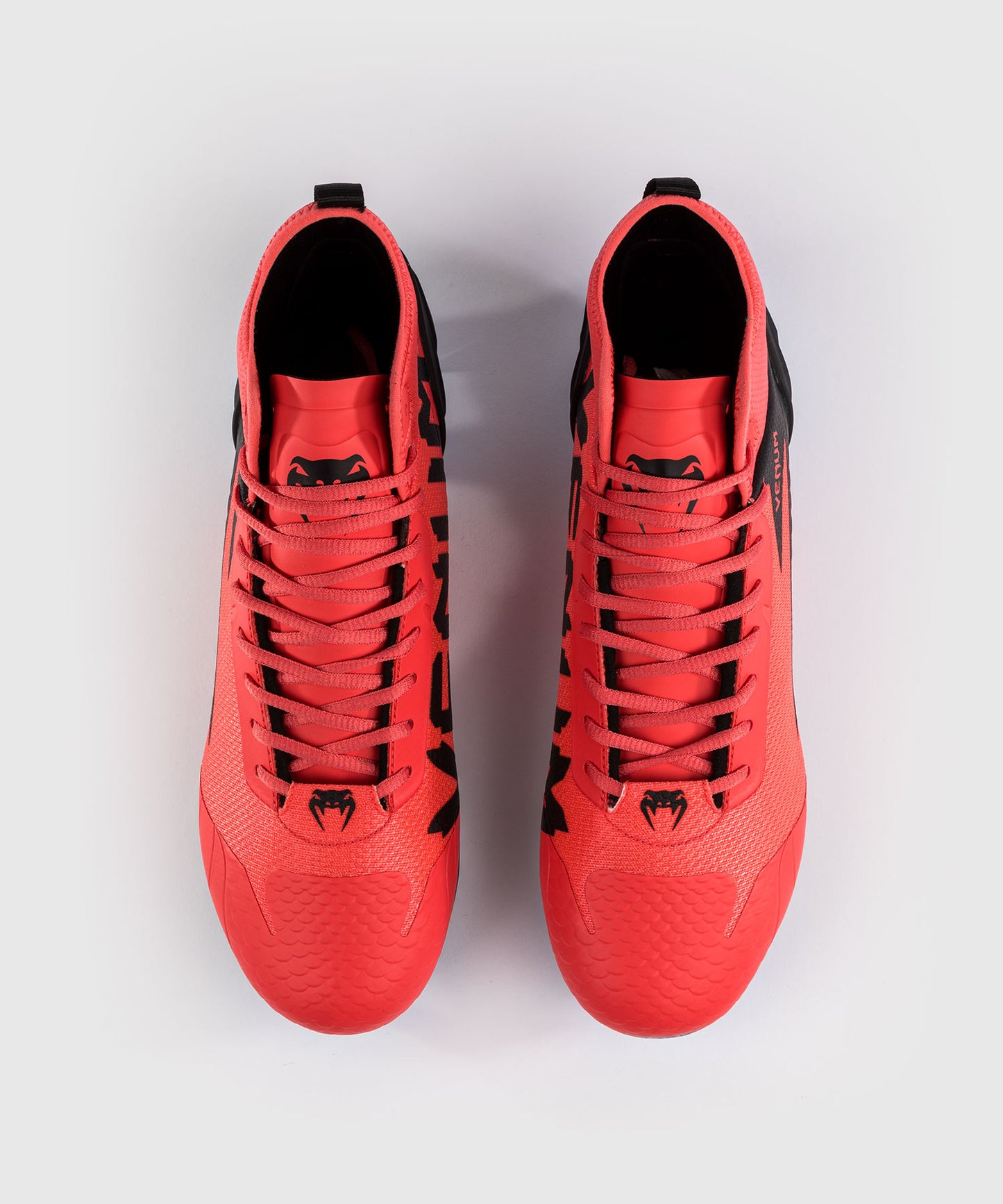 Venum Elite Tacos de fútbol americano - Mango/Negro