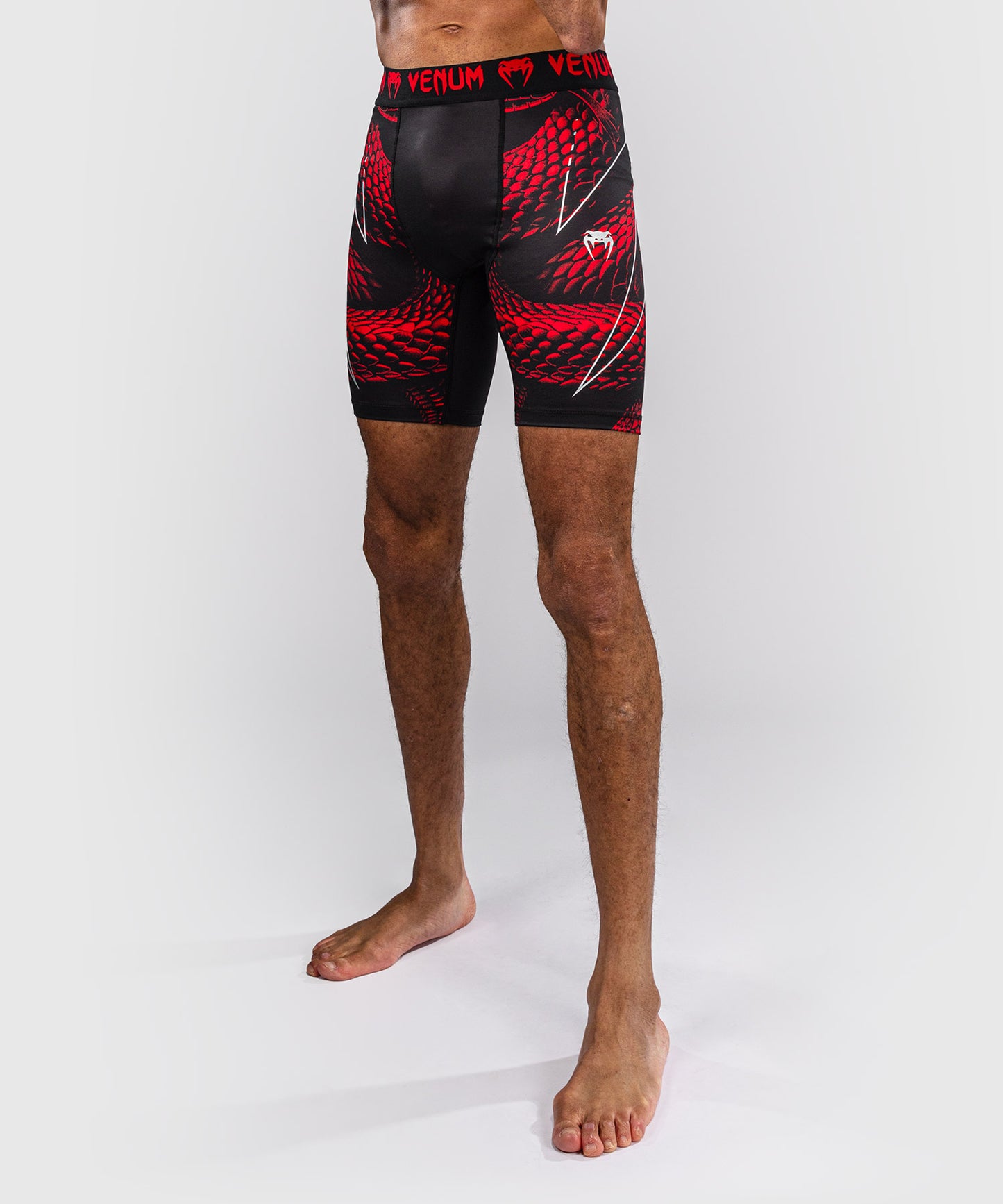 Venum Matupa Kompressionsshort - Schwarz/Rot/Silber