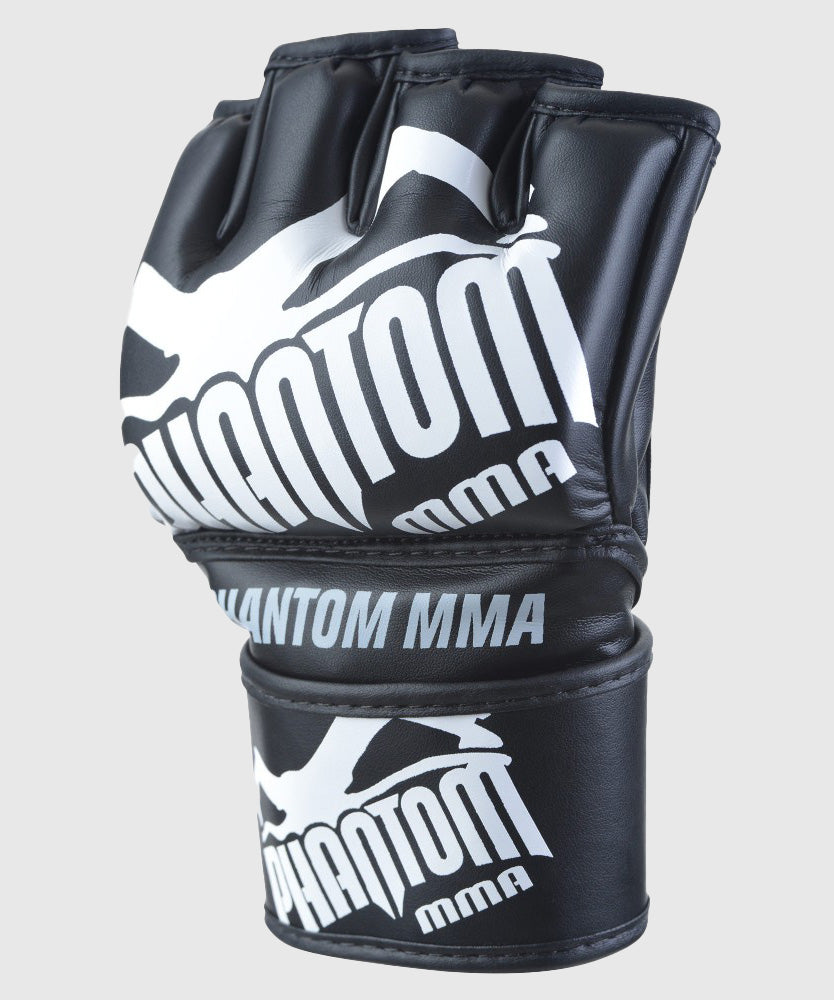 Phantom Athletics Blackout PU MMA-Handschuhe - Schwarz
