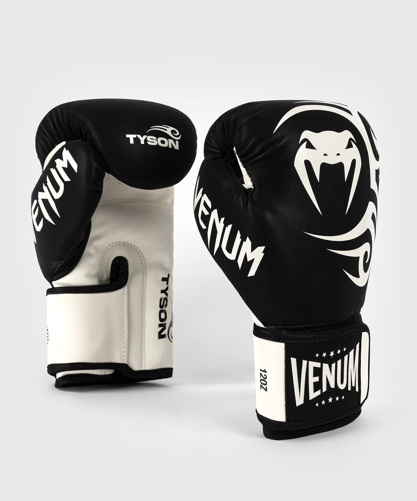 Venum Mike Tyson Replica Boxing Gloves - Deep Black/Optical White