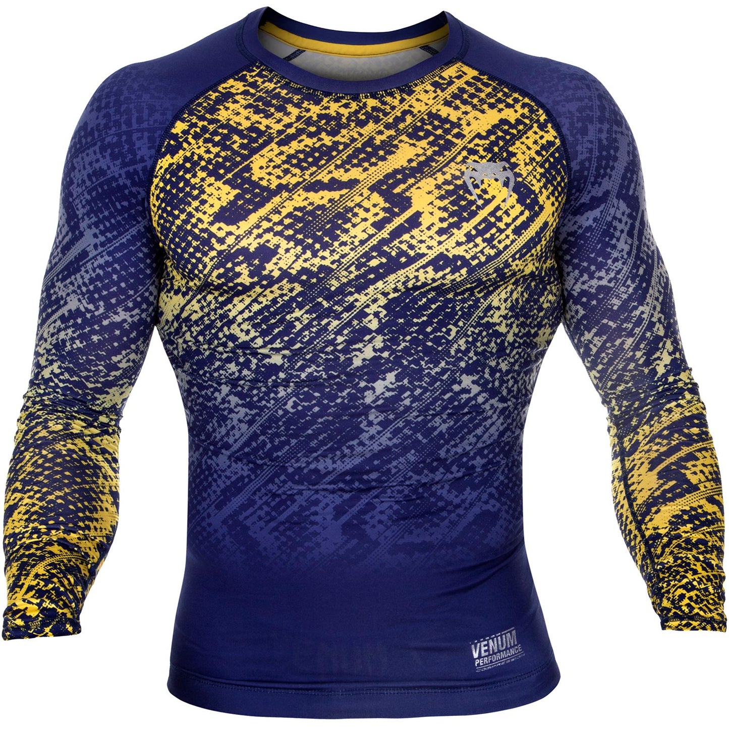 Venum Tropical Compression T-shirt - Blue/Yellow