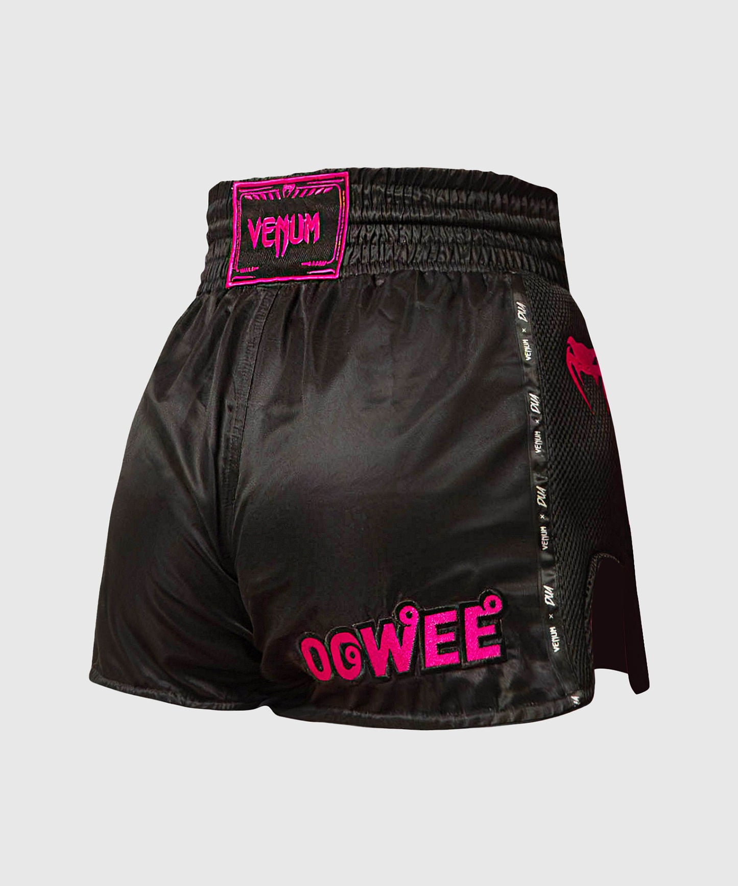 Short de Muay Thai Venum x Dua - Noir/Rose fuchsia