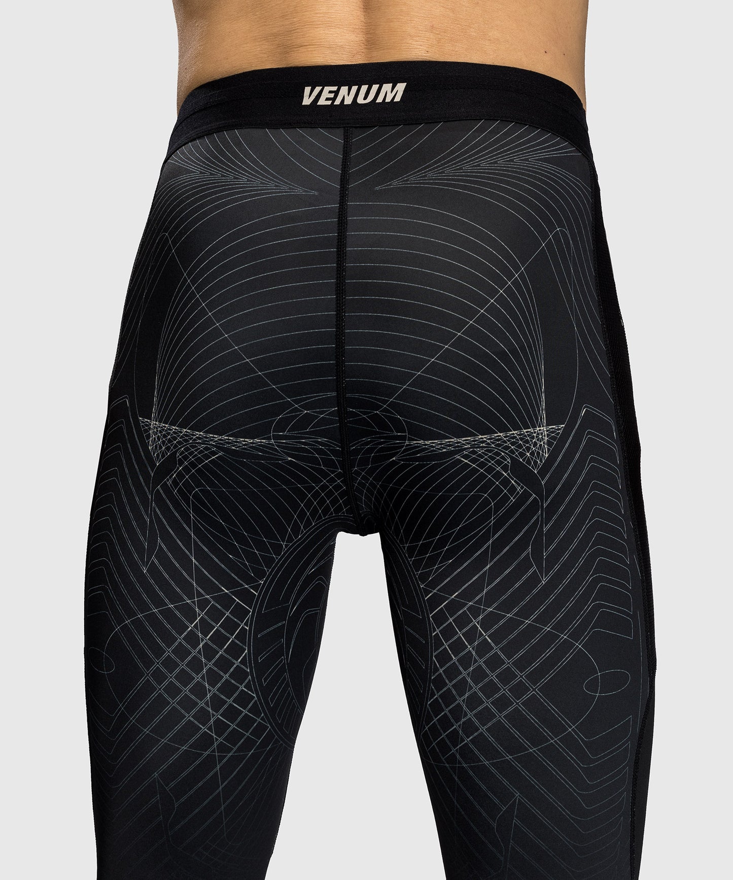 Pantalon de Compression Venum G-Fit Air pour Hommes - Noir Intense/Sable Désert
