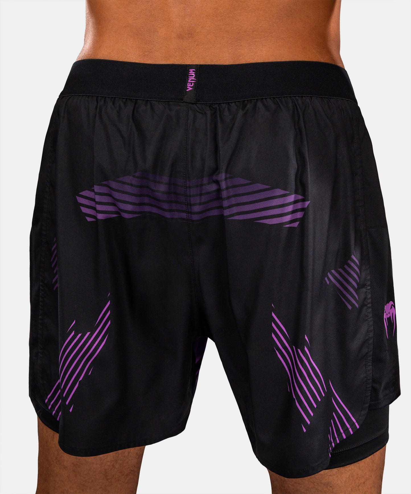 Venum No-Gi 6.0 Pantalón Corto de Entrenamiento - Negro/Morado