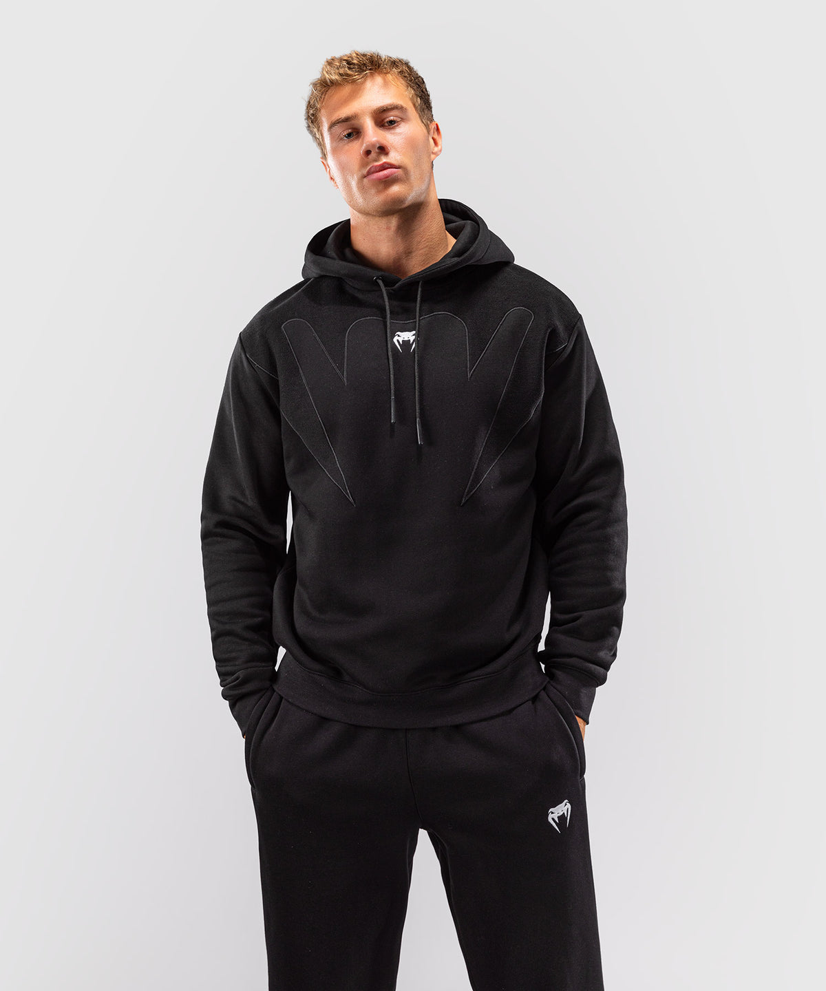 Sweat à capuche Venum Attack Fleece & Weave - Noir