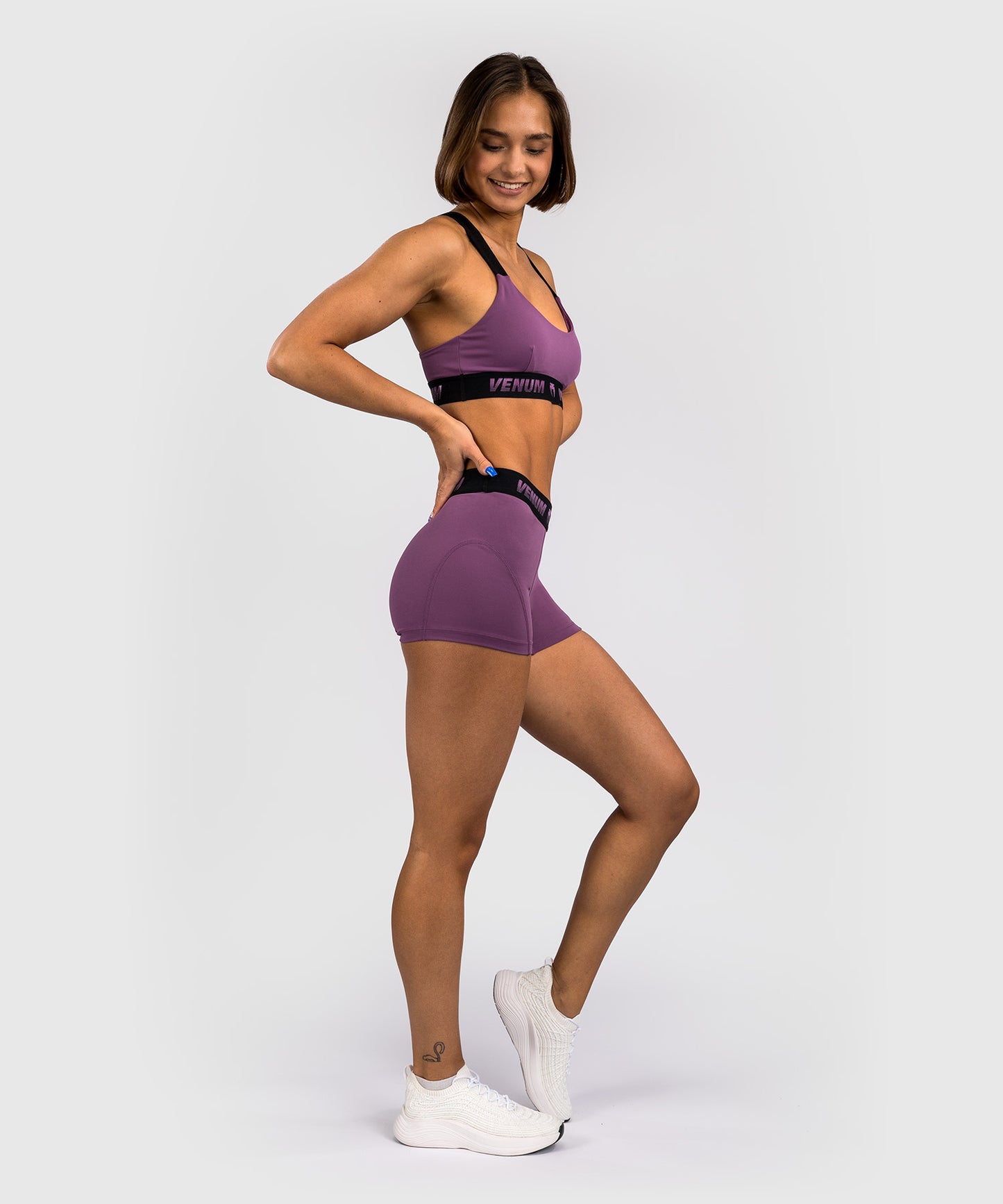 Venum Elevate Pantalones cortos Vale Tudo para mujer - Dusky Orchid
