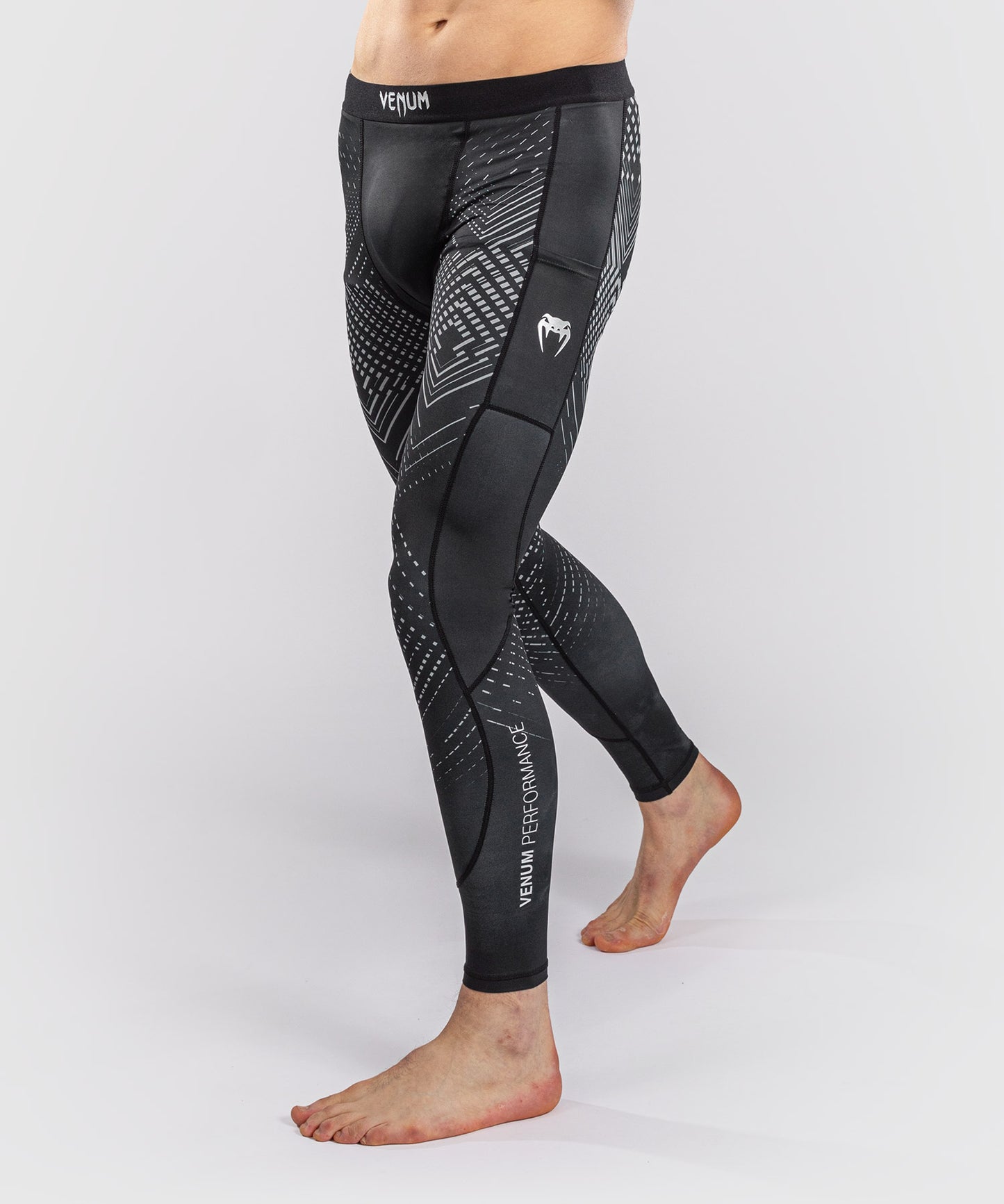 Venum Midnight Fury Spats – Mitternachtsblau/Grau/Silber