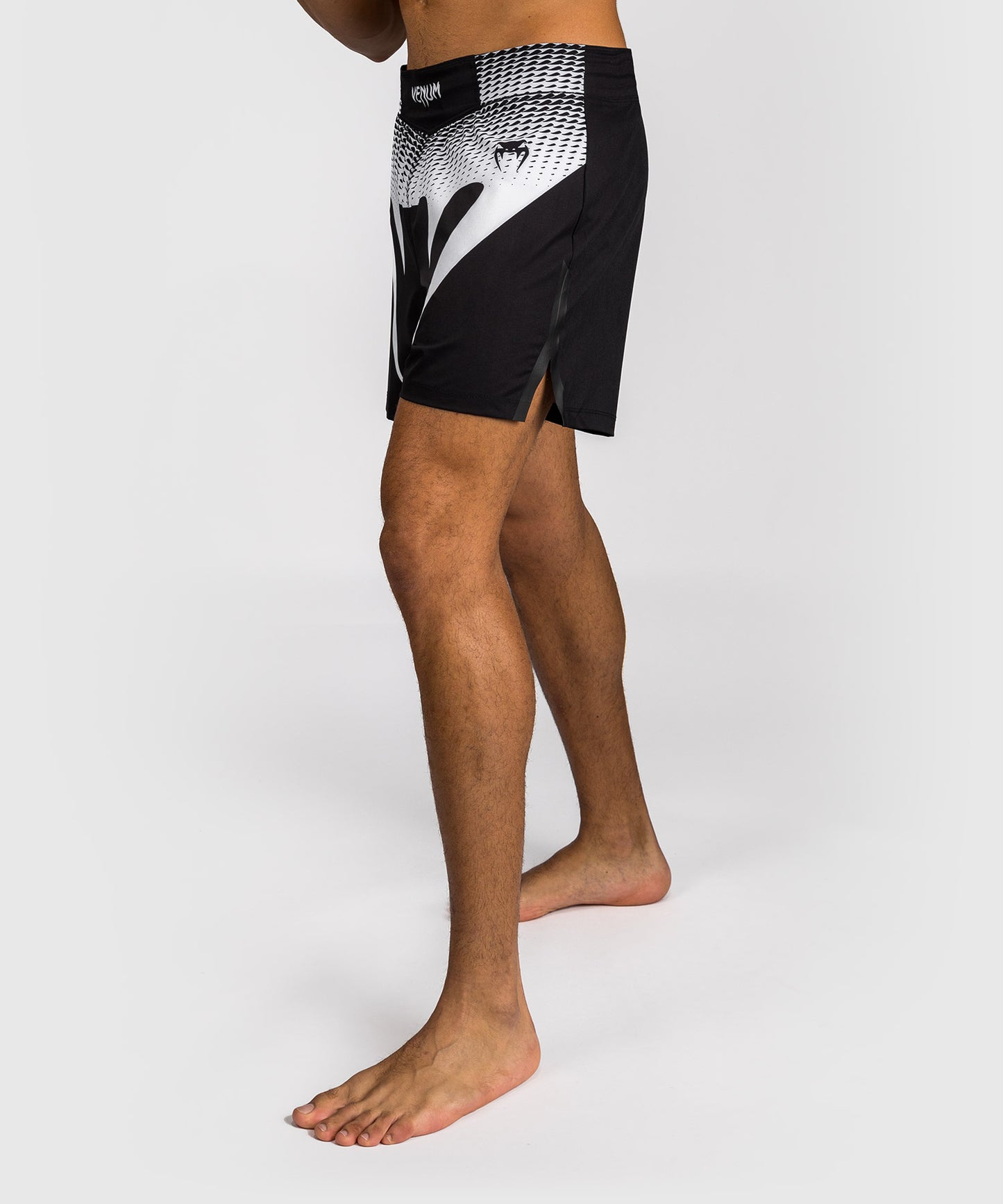 Venum No Gi Pantalones Cortos de Lucha - Negro/Blanco
