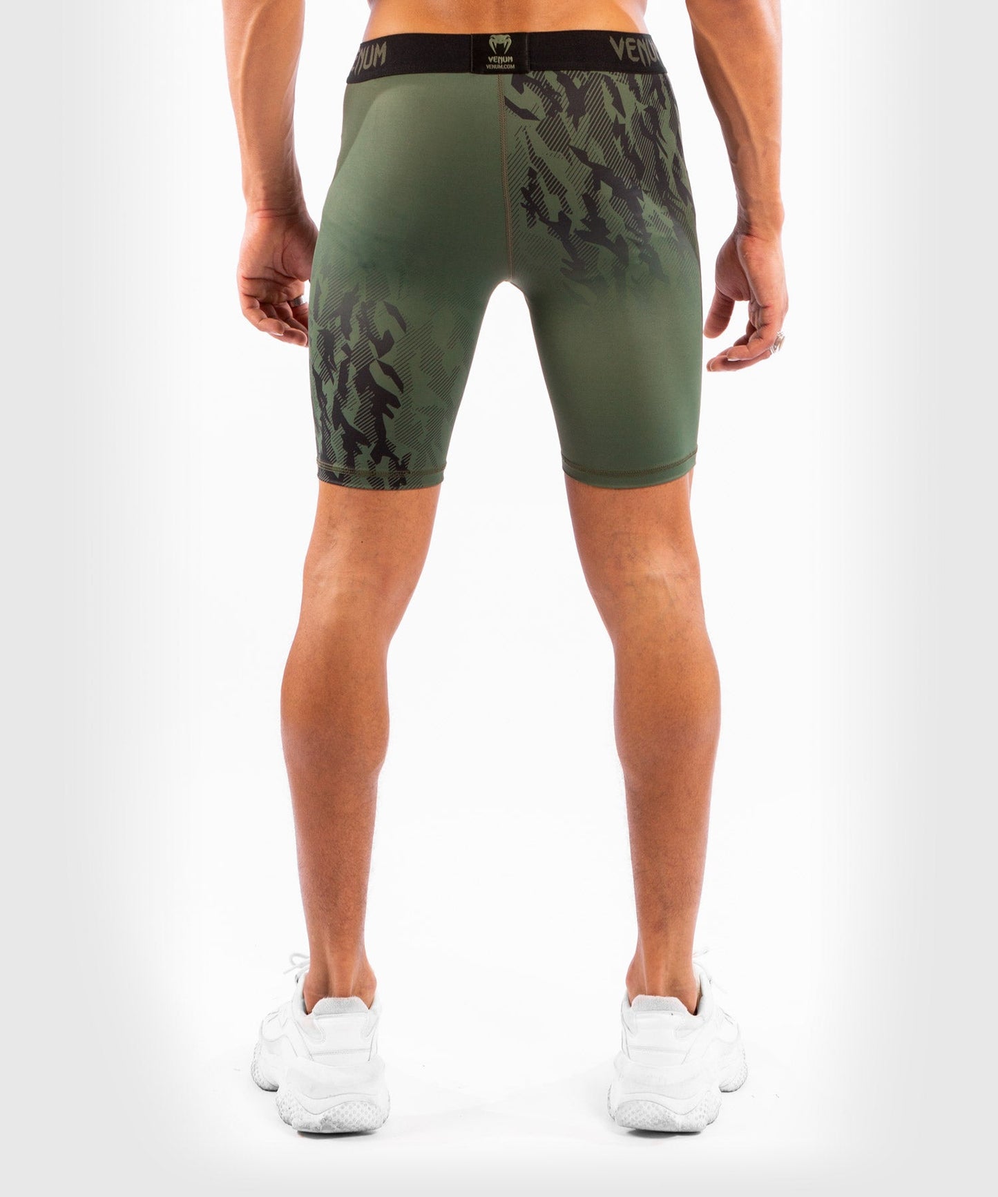 Men's UFC Venum Authentic Fight Week Compression Short - Khaki
