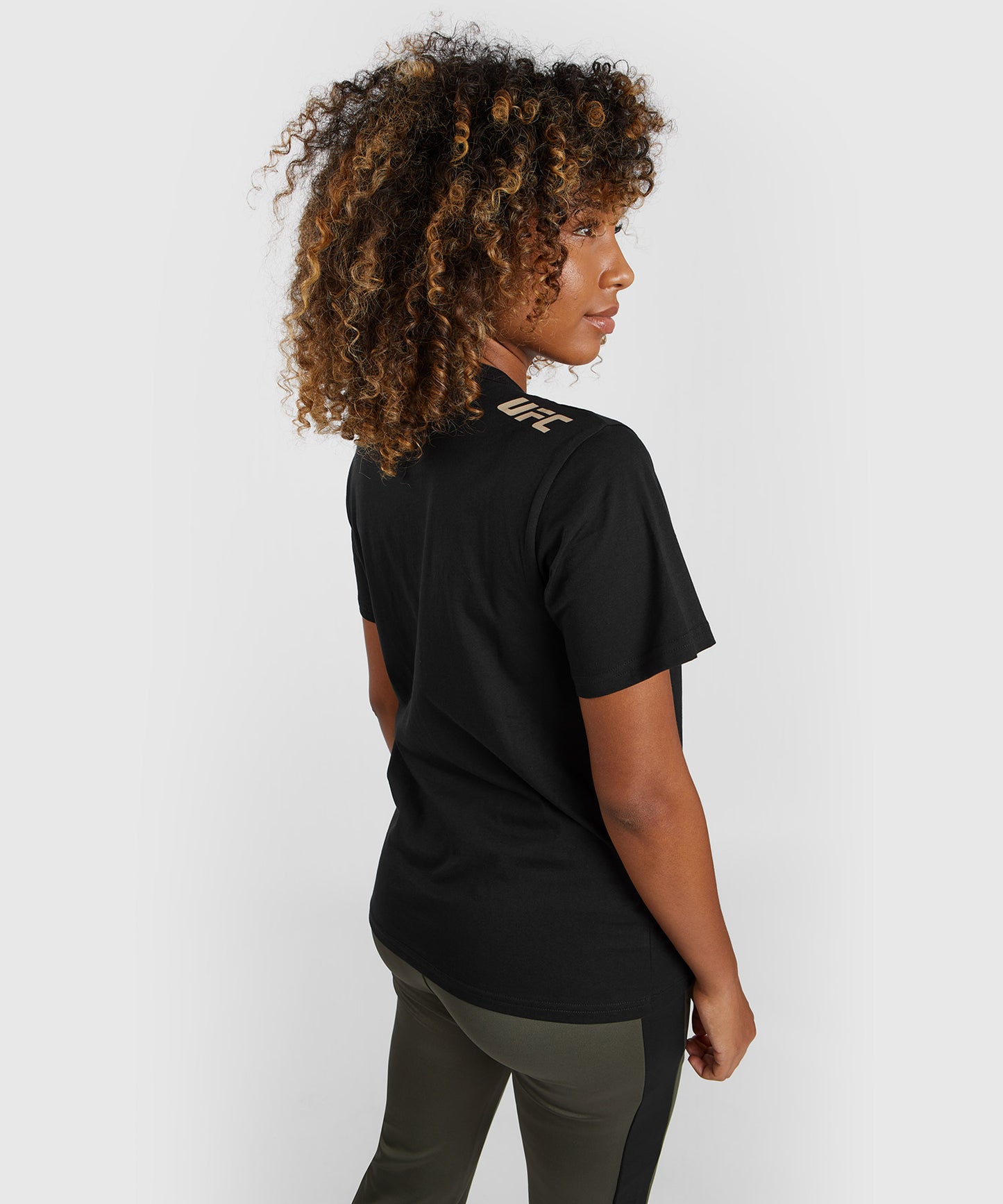 UFC Adrenaline by Venum Fight Week Camiseta de algodón de manga corta para Mujer - Negro