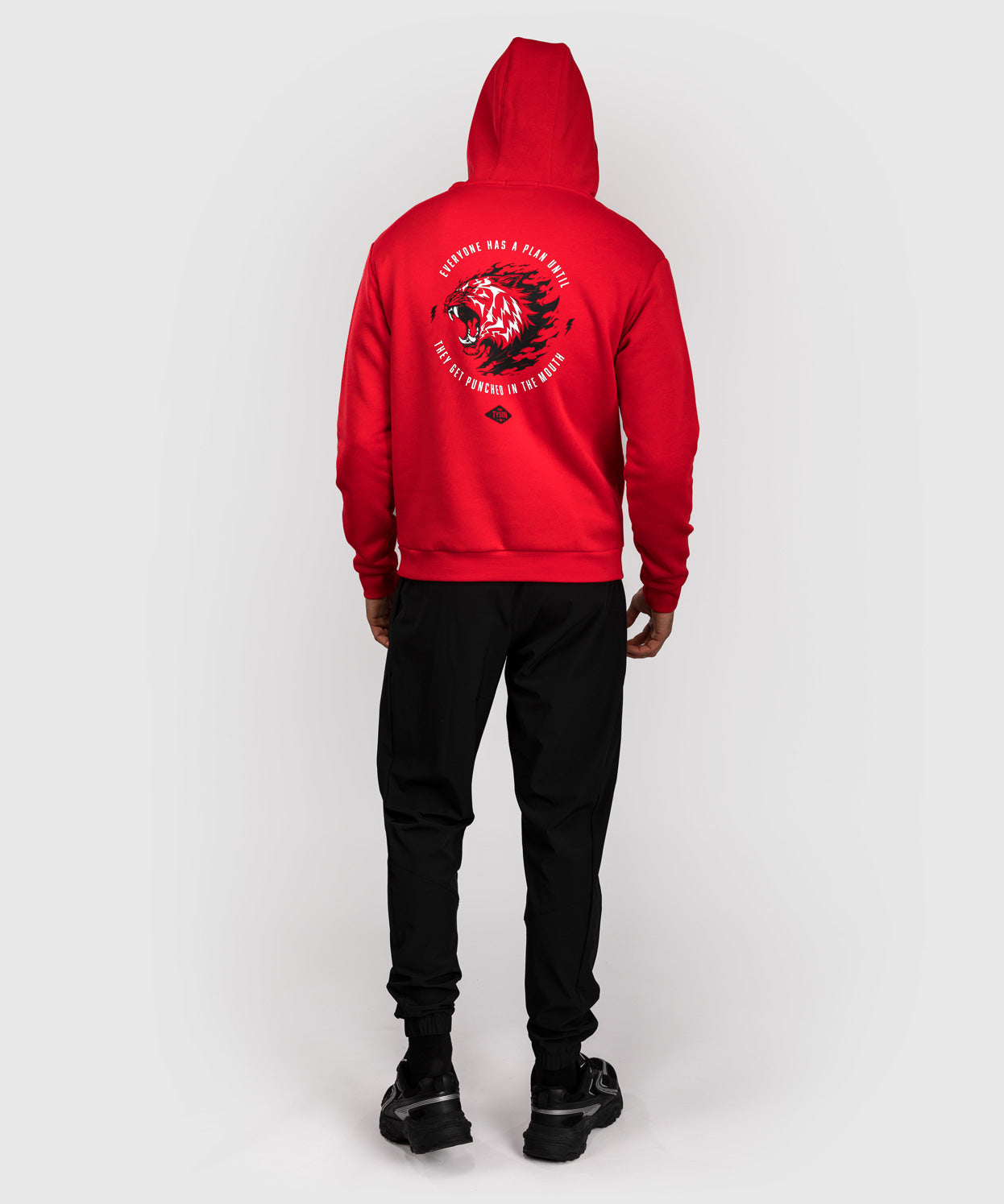 Sweat à capuche Venum x Mike Tyson Tiger - Rouge Intense/Noir Profond