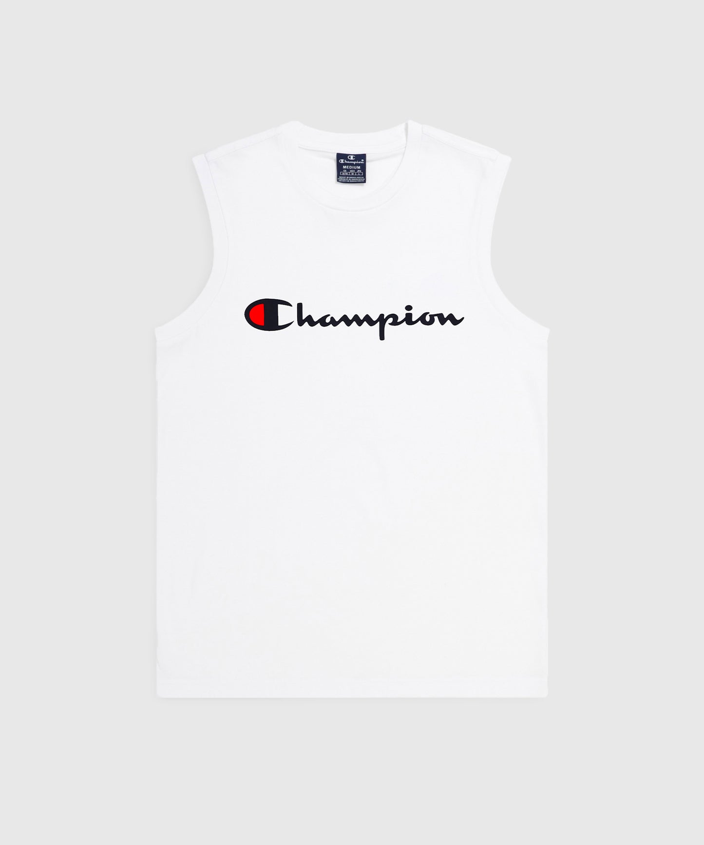 Champion Legacy Camiseta Sin Mangas – Blanco