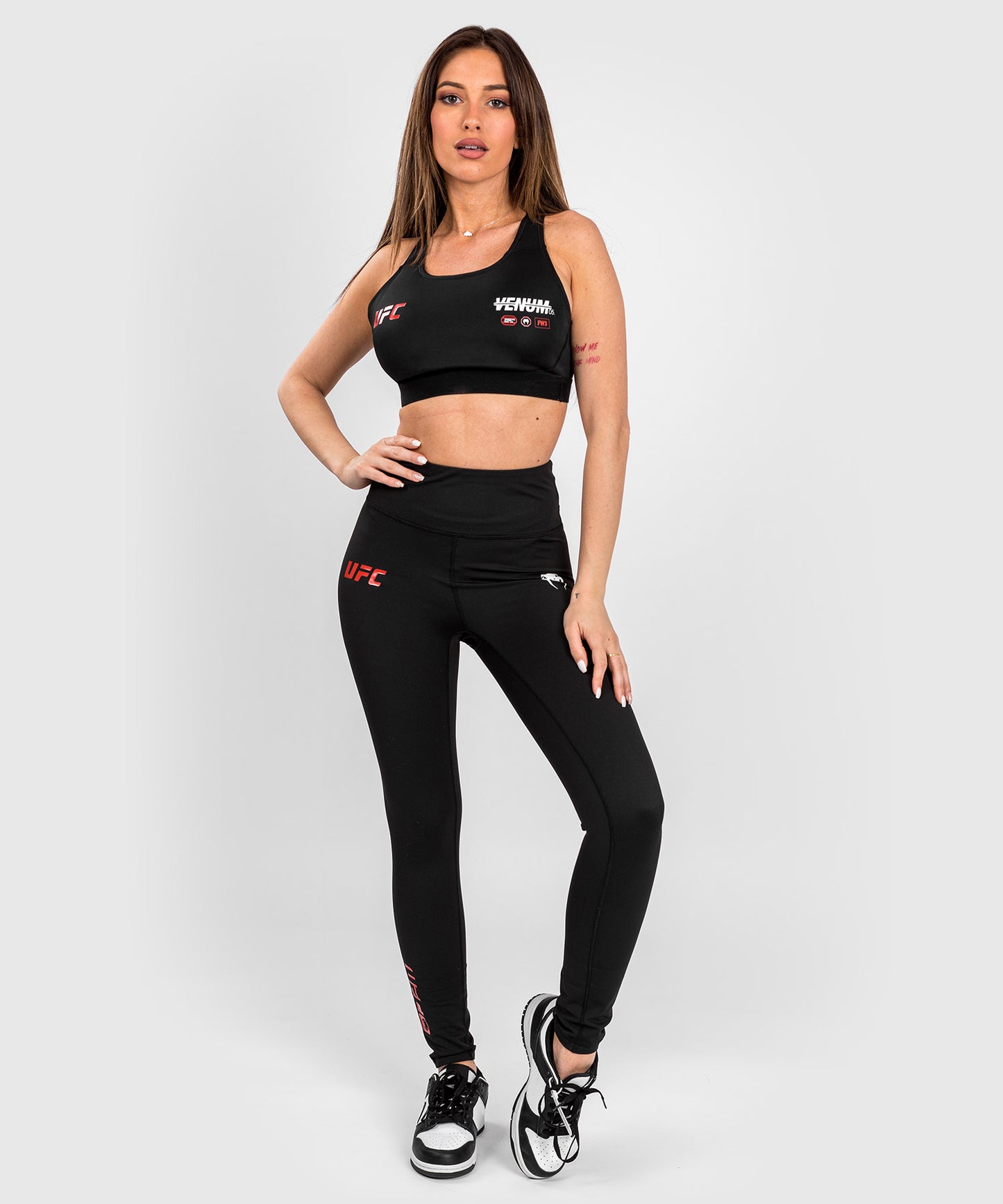 UFC Adrenaline by Venum Fight Week Sport-BH für Frauen - Schwarz