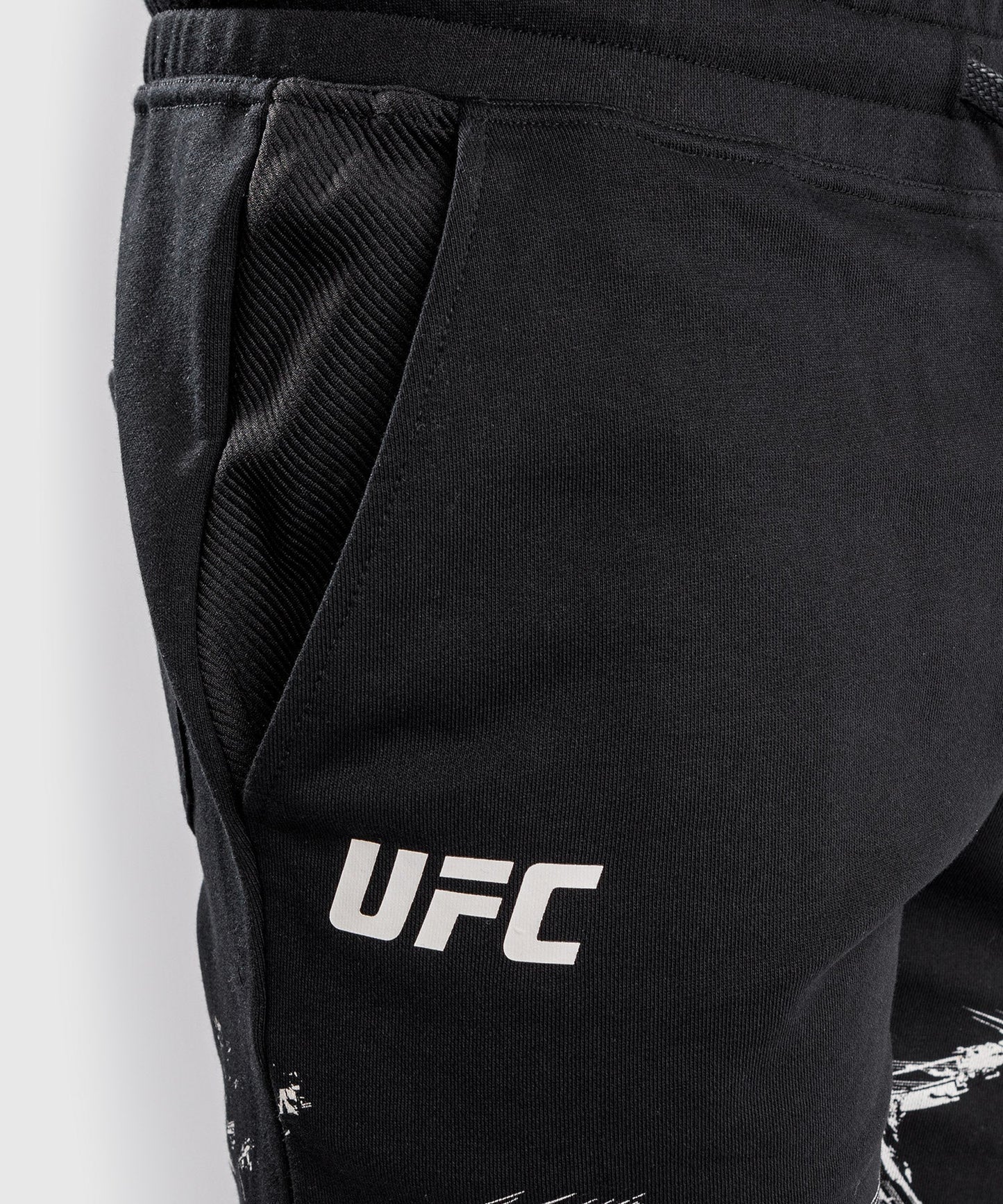 Short en Coton UFC Venum Authentic Fight Week 2.0 - Noir/Sable