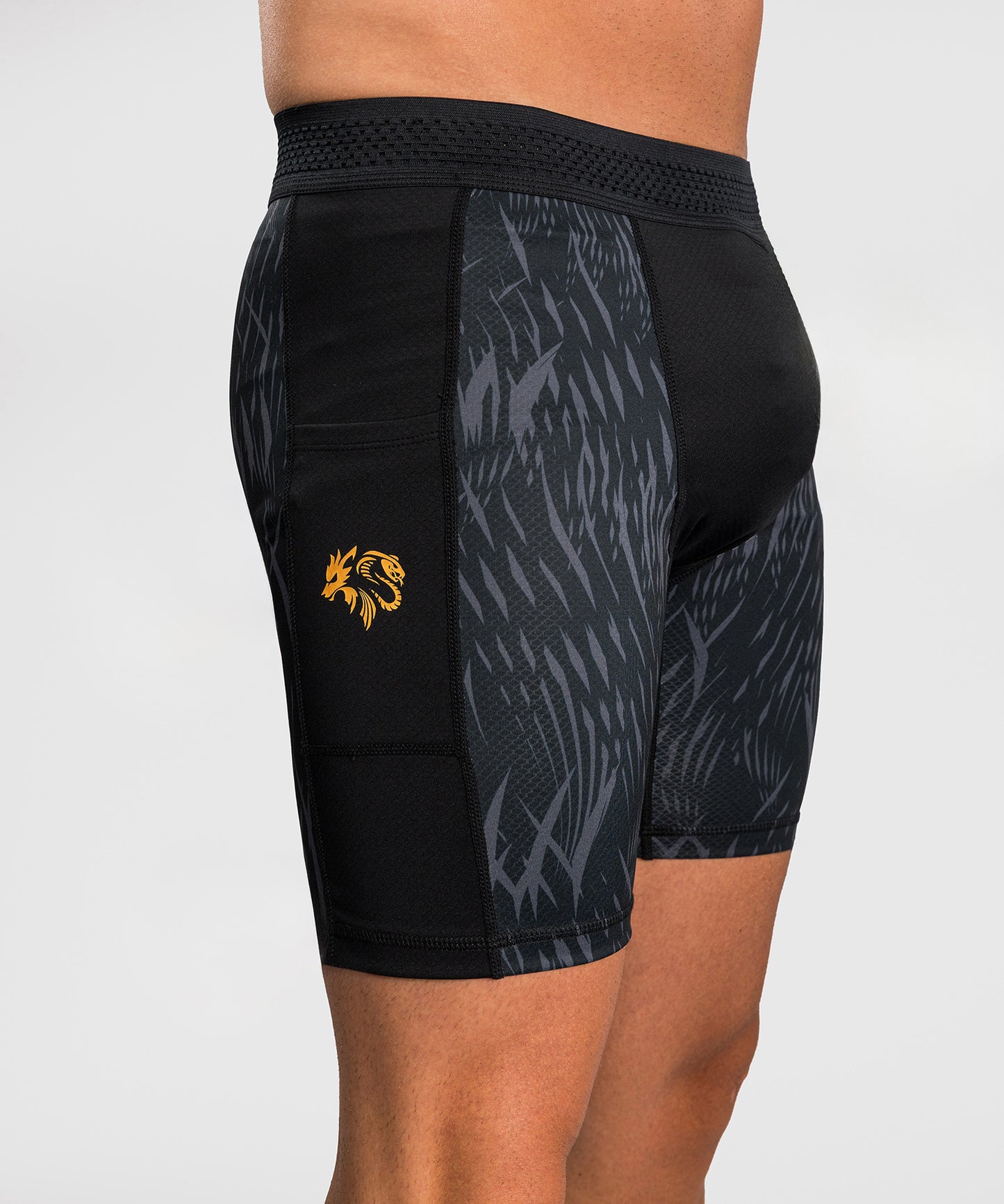 Venum x Chimaev Pantaloncini Vale Tudo - Nero/Grigio