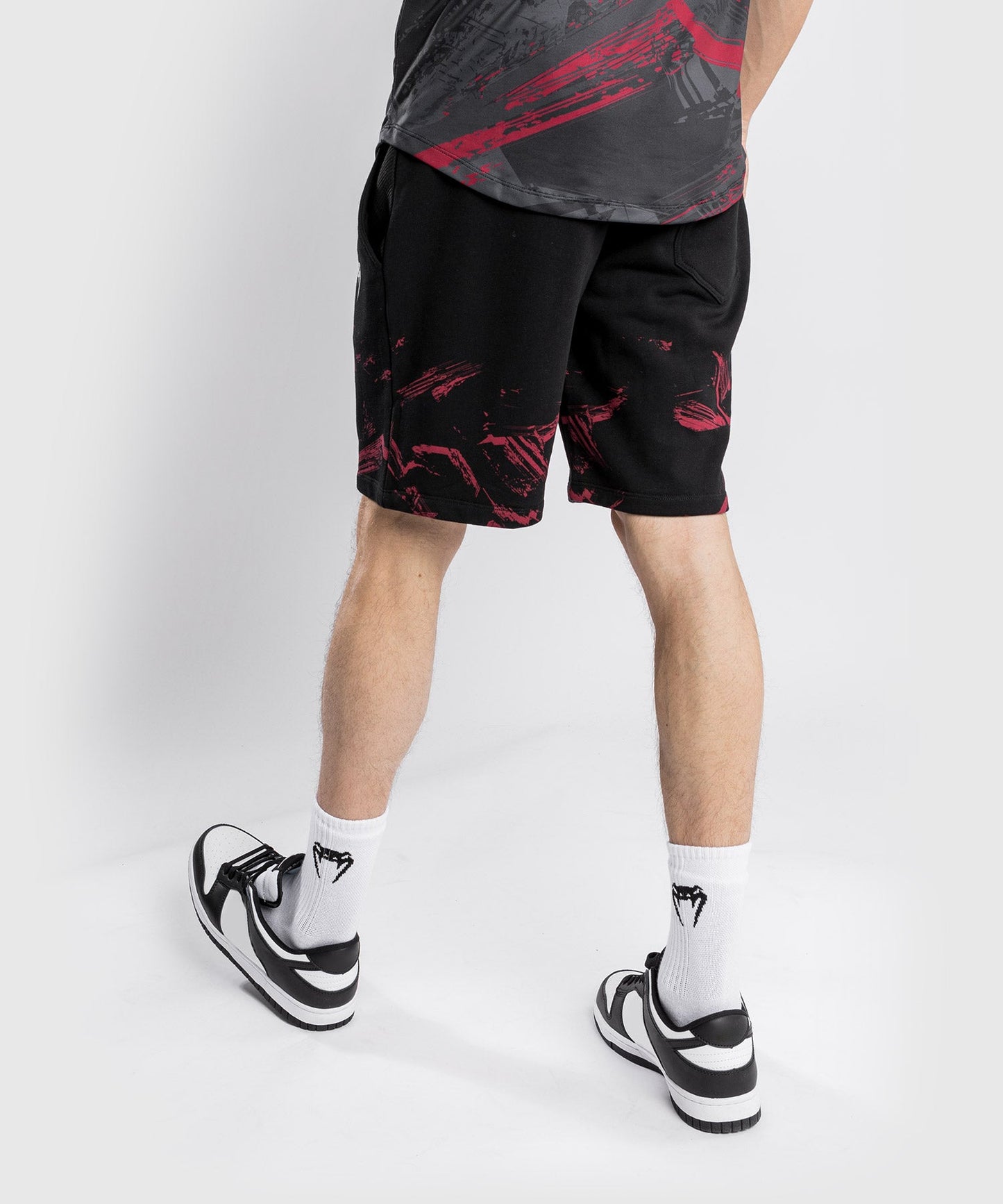Venum Authentic Fight Week 2.0 UFC Baumwoll-Shorts - Schwarz/Rot