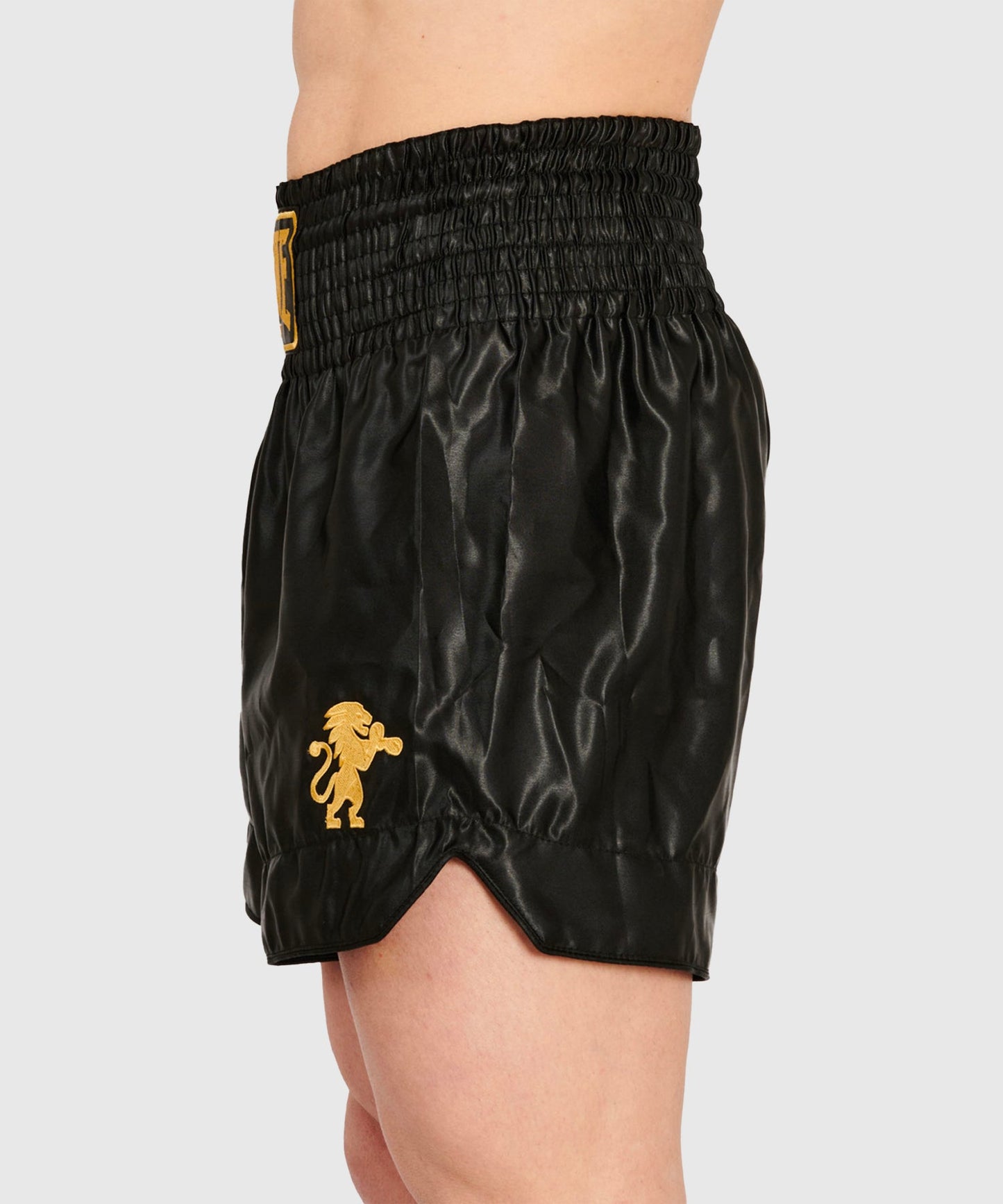 Leone Basic Pantaloncini da Muay Thai - Nero