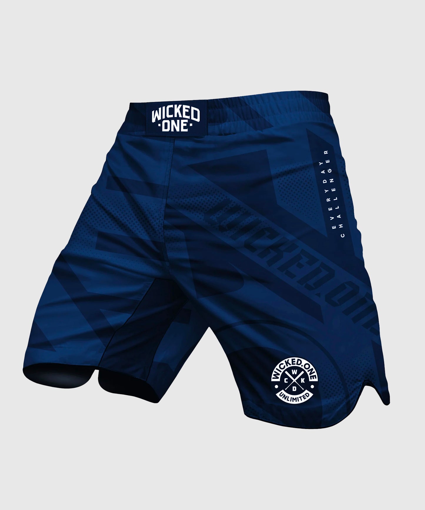 Wicked One Eager Outsiderz Fightshorts - Blu Marino