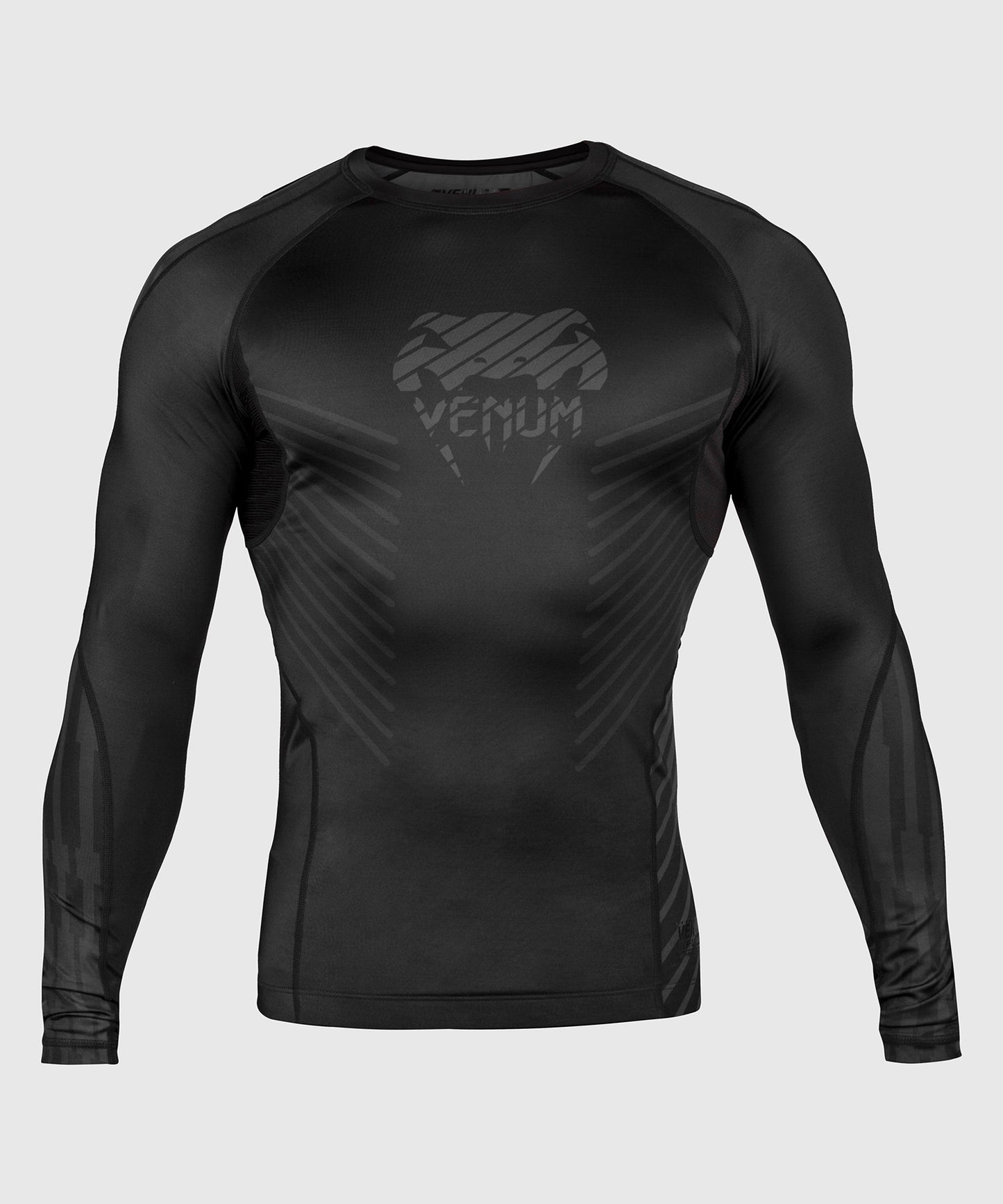 Rashguard Venum Plasma - Manches longues - Noir/Noir