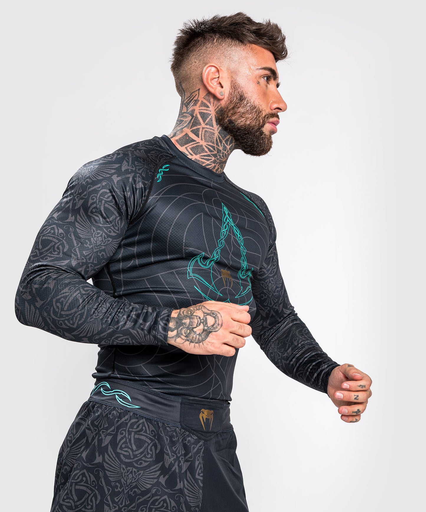 Venum Assassin's Creed Reloaded Rashguard - Lange Ärmel - Schwarz