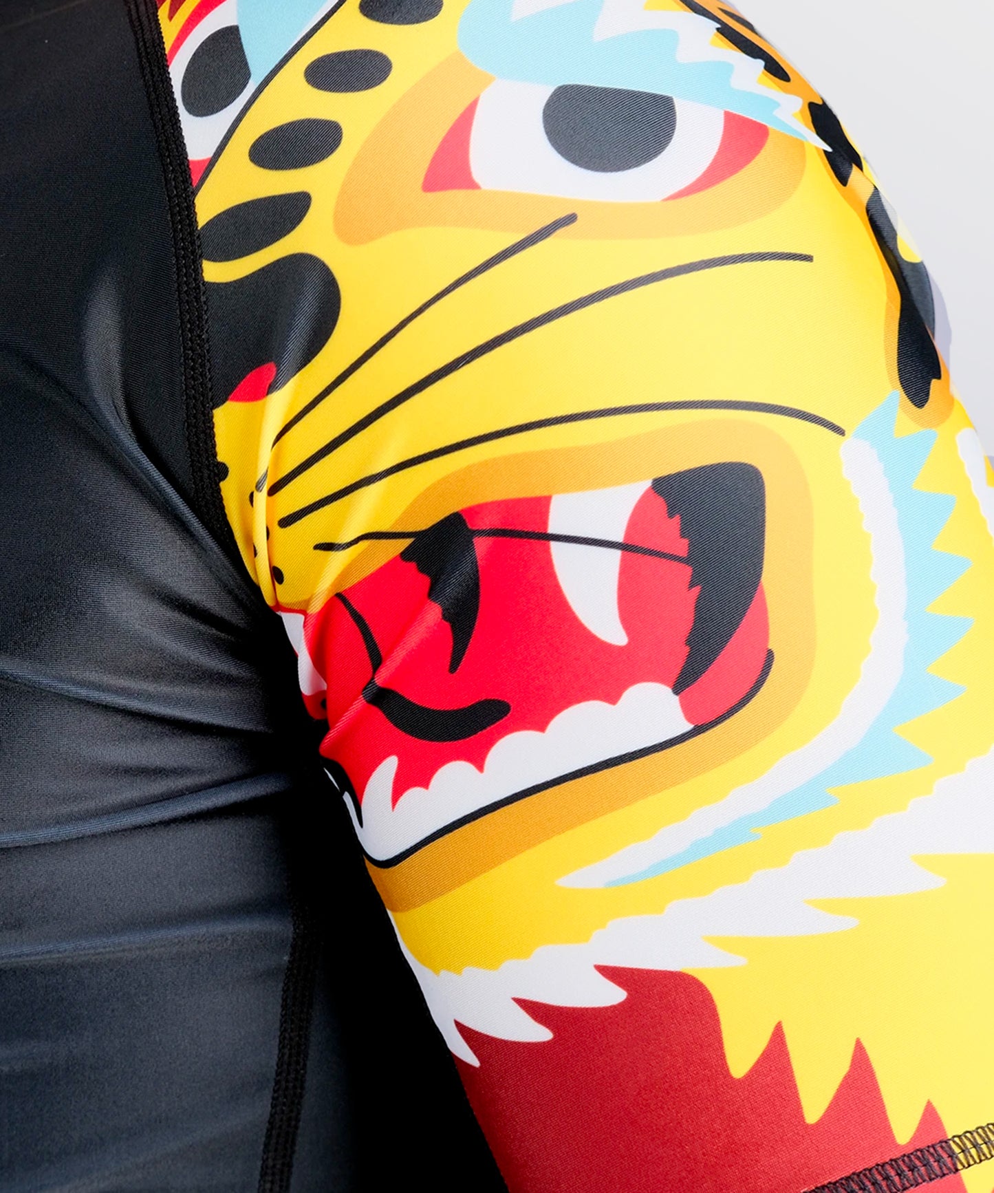 Rashguard À Manches Courtes Scramble Sukajan - Noir