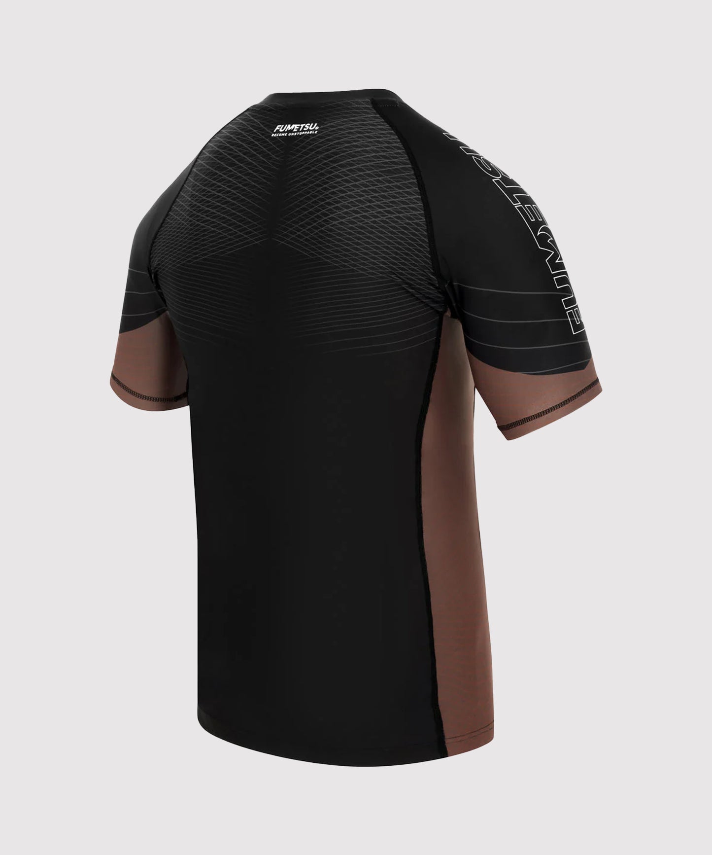 Fumetsu Competitor Mk2 Rashguard de Manga Corta - Negro/Marrón