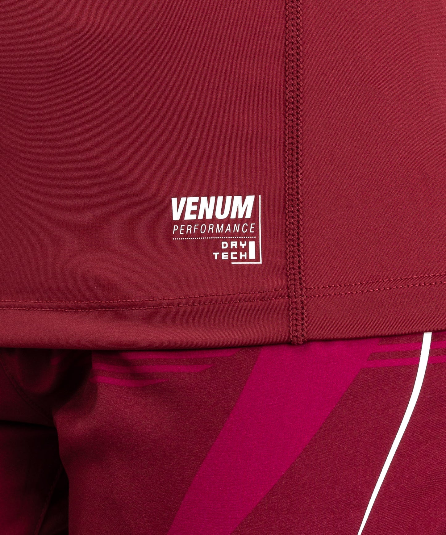 T-shirt Dry-Tech Femme Venum Adrenaline – Bordeaux/Rose