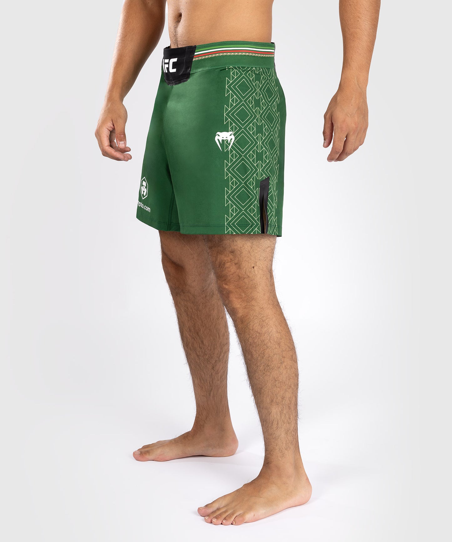 Noche UFC by Venum Authentic Fight Night Men’s Fight Short - Short Fit - Green