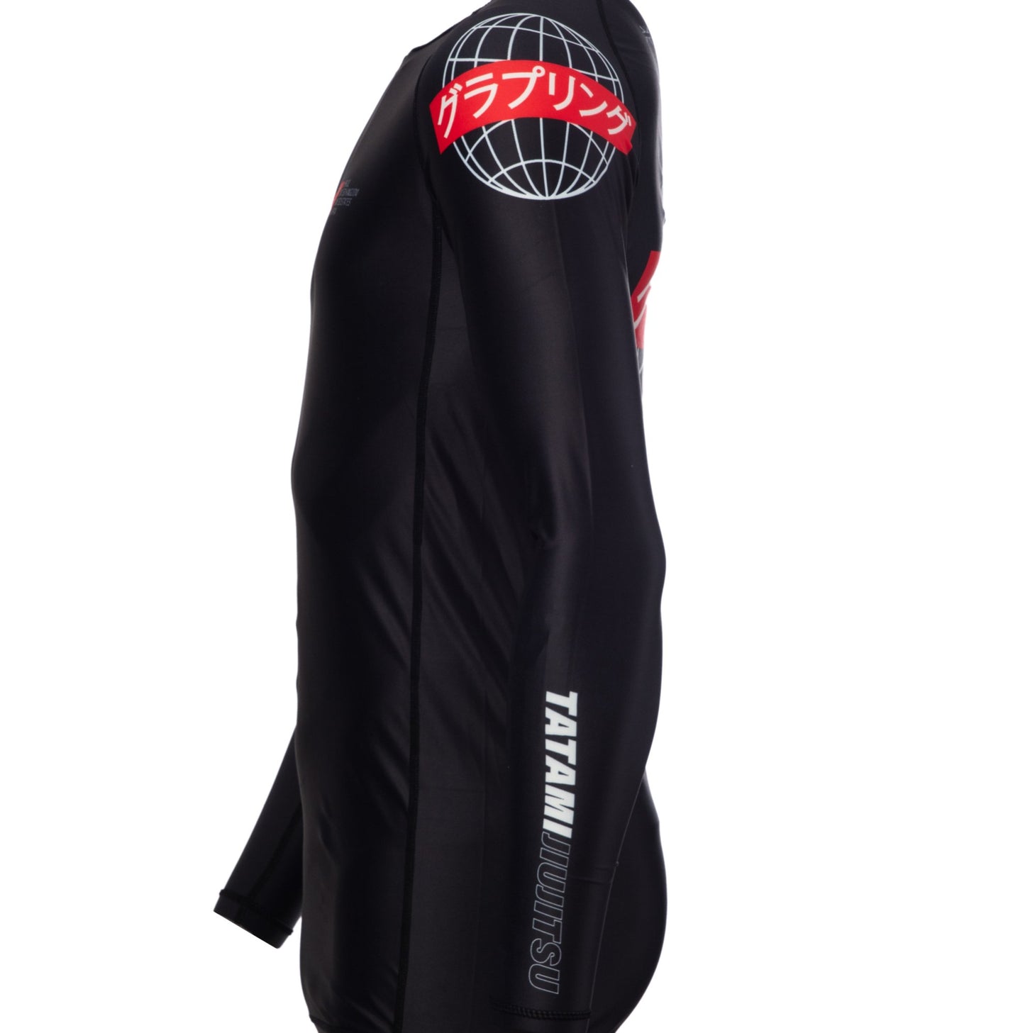 T-shirt de Compression Tatami Fightwear Global - Manches Longues - Noir