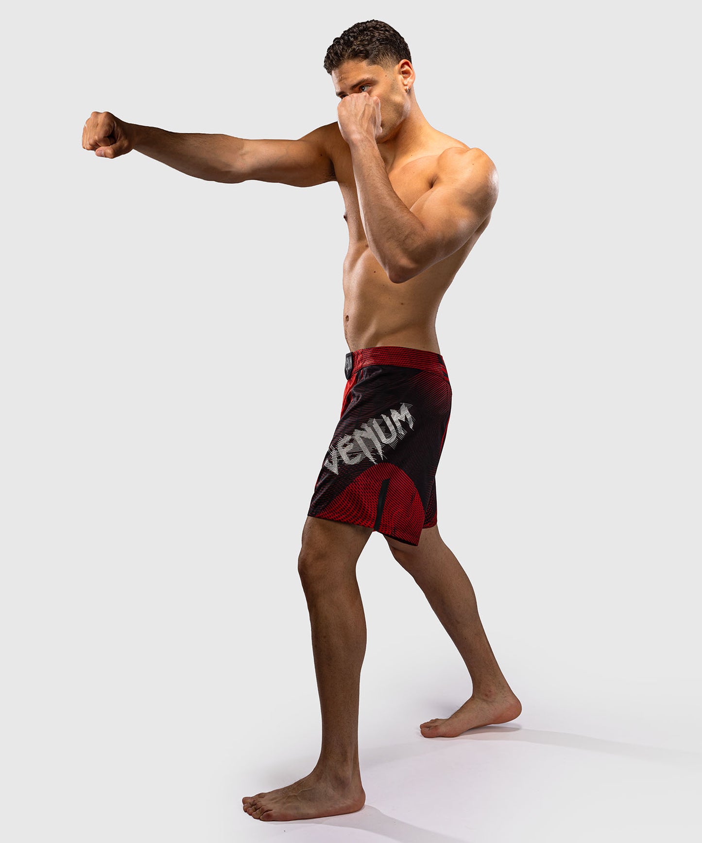 Venum Galactic 3.0 Pantalón Corto de Combate - Rojo/Plata