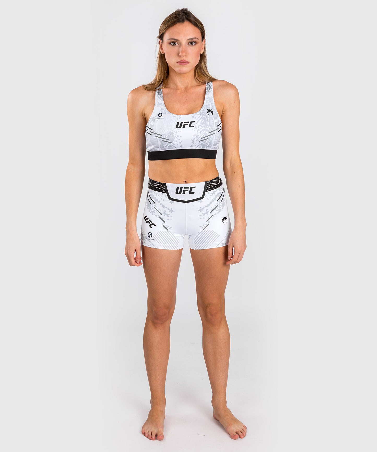 UFC Adrenaline by Venum Authentic Fight Night  Women’s Sports Bra - White